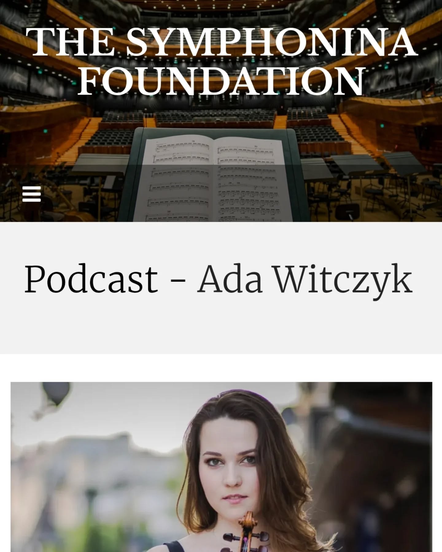 Thank you so much @davidbfogel for our conversation ahead of my next album release on The Symphonina Foundation Podcast ๐
Link in the story!
