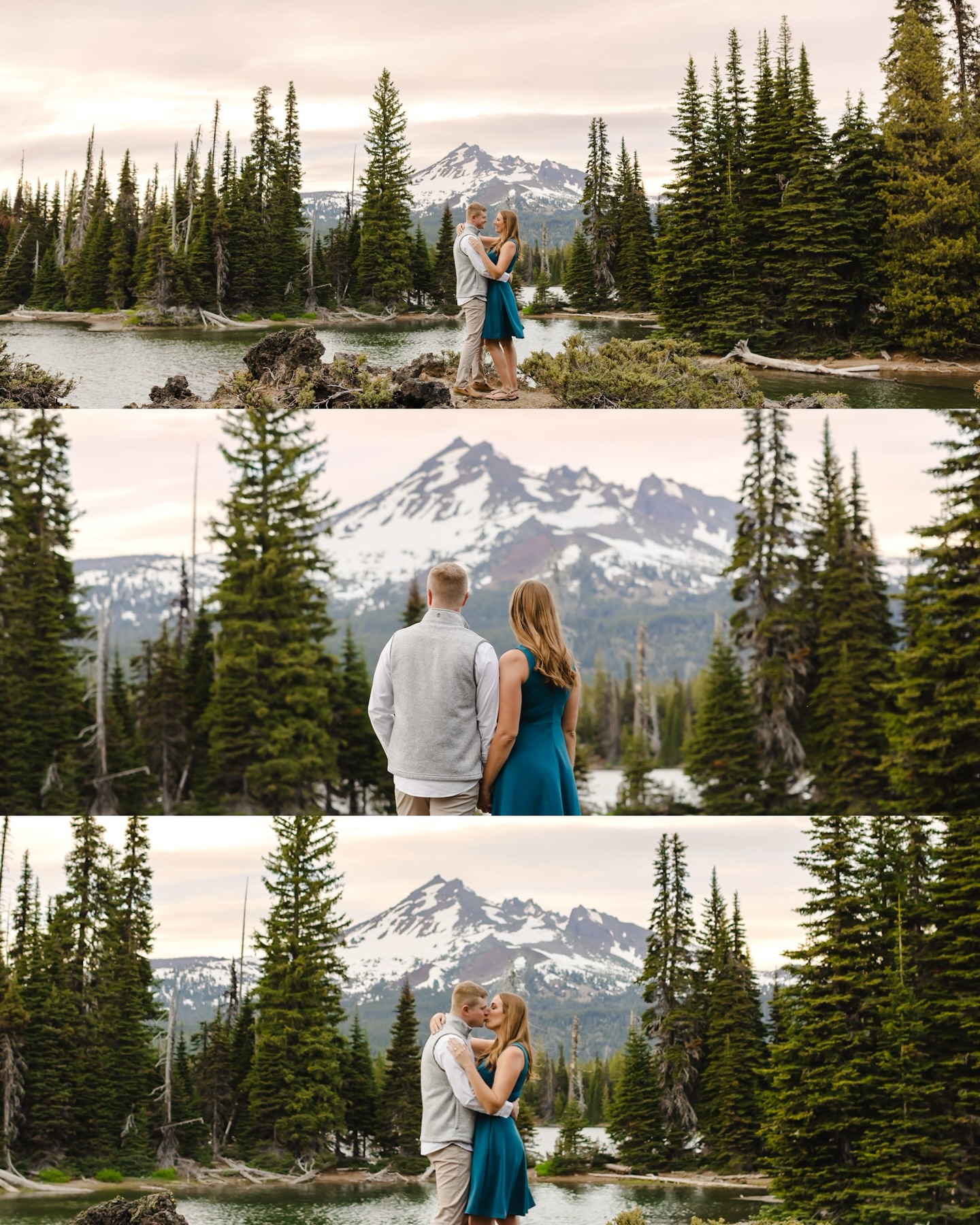 Some horizontals from this dreamy summer evening at Sparks Lake with Lindsey and Luke for their engagement photos. Broken Top, South Sister, and Mount Bachelor really put on a show during sunset!
Can’t wait for the Cascade Lakes Highway to open this year! The mountains await!!!!
#sparkslake #bendoregon #mountainengagement