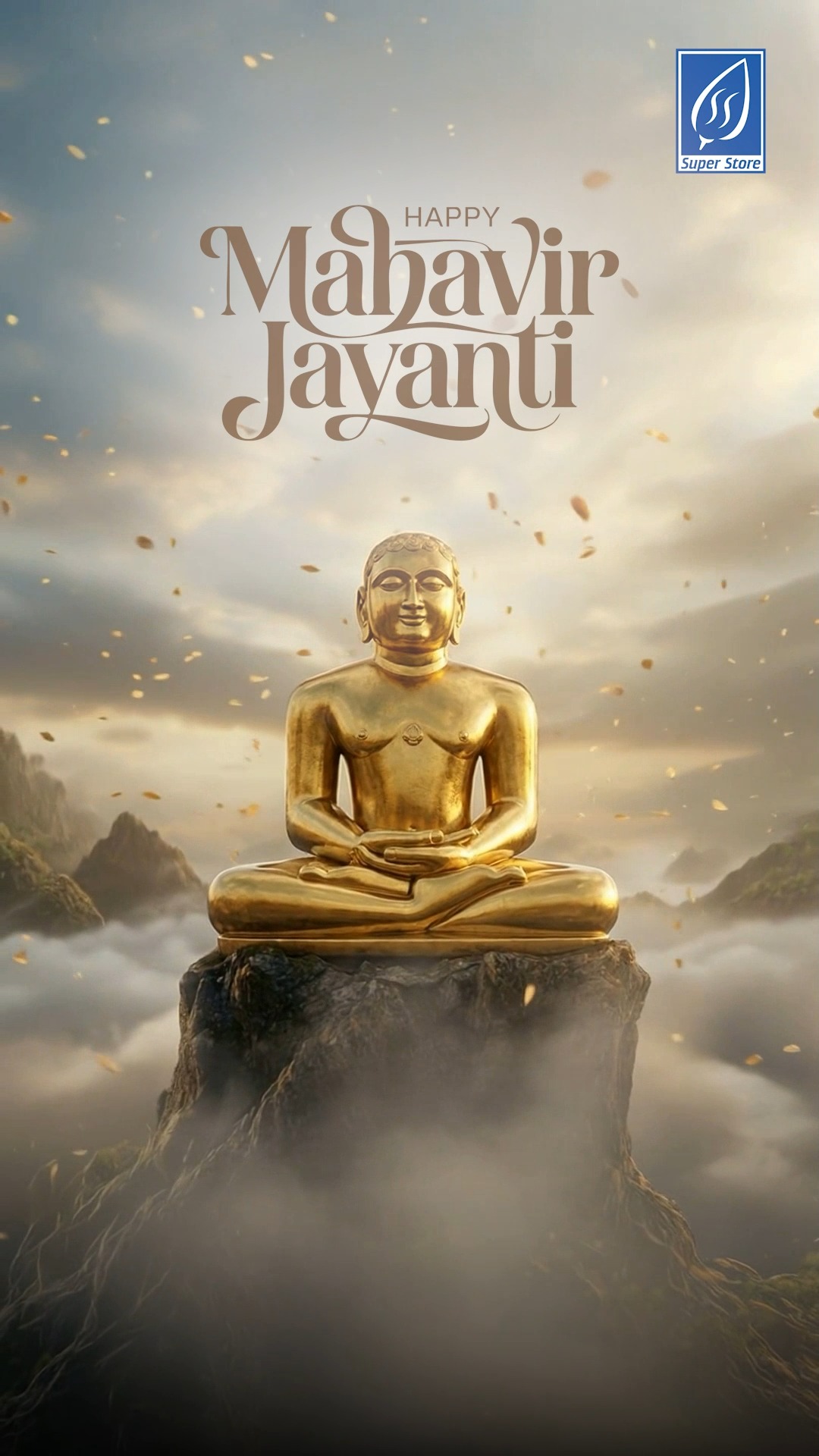 Wishing you a year filled with peace and enlightenment.
May the divine light of Lord Mahavir bring prosperity and joy to your home.
Happy Mahavir Jayanti from Super Saravana Stores!
#HappyMahavirJayanti #SaravanaStores #Peace #Mindfulness #SpiritualGrowth