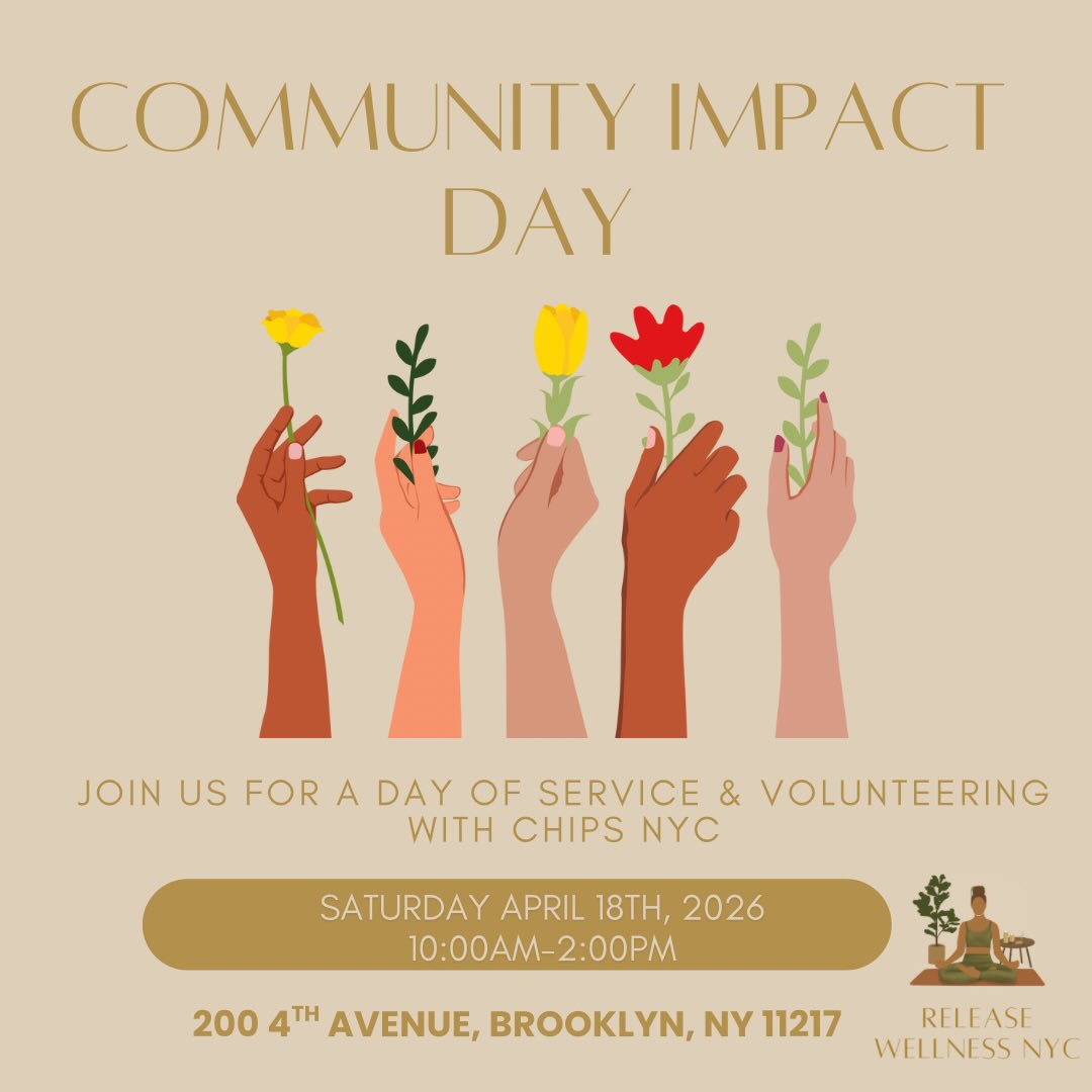 Join us on Saturday April 18th, 2026 for Community Impact Day. A day where we will give back to the community by volunteering with Chips NYC, a food pantry & shelter serving women and young children ✨
Can’t make it but still want to support? We are accepting donations of boxed pasta to donate to CHIPS NYC to support families in need. Feel free to email us at info@releasewellnessnyc.org if you are interested in donating.
⏰ Saturday, April 18th, 2026 10:00AM-2:00PM
📍200 4th Ave, Brooklyn, NY 11217
Register at the link in our bio! 🤎🔗