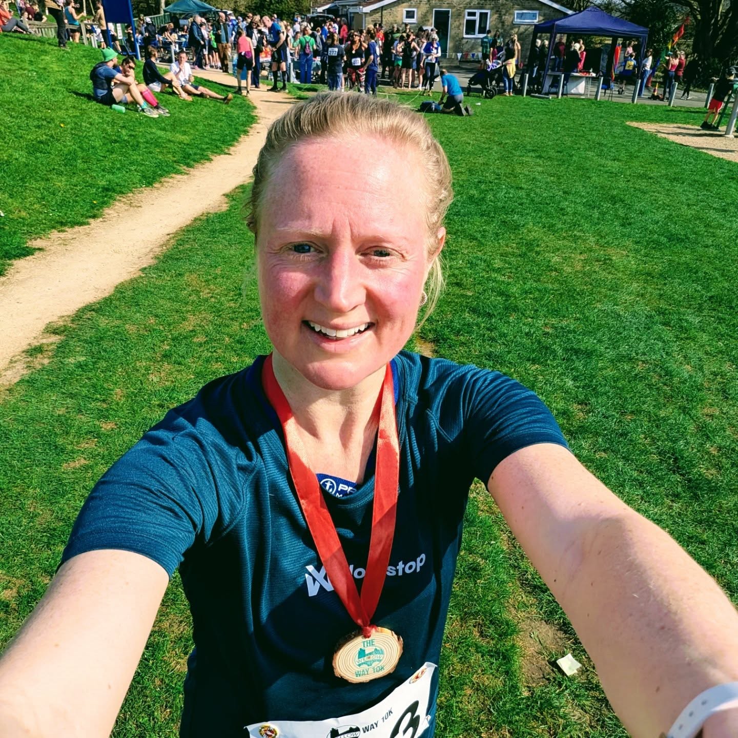 Thank you The Wellow Way 10k created and run by Tim and Lisa @wellow.recreation What a totally awesome event today! 🙌💖
The kids colour run was so fun. Next year I'm bringing Olivia, she will love it!
We set out on the 10k today after a good warm up from Sam who runs the boot camp at Wellow. 👌
This time I didn't have a pointer pulling me!
Glorious sunshine, glorious hills! - About 3k in a killer one that never ended. (Needed the pointer!)
But once up - The most stunning scenery, I unfortunately didn't get a photo. (No phone and concentrating.) But you should of seen it - wonderful 🙌🌞
It made me very happy to see yogi marshalls Jill and Vicky! Then further on Yvonne and Matt. Then at base Alice and Carol! You have the most wonderful community in Wellow 🙌
Now this was meant to be a training run, chill out. No chip, no placement. But I did get on the chase. I'm not sure, and don't quote me but I think I was 2nd female. I may be wrong and I may never know and it doesn't matter.
What I will say is it was seriously good fun. A totally awesome event. Thank you 🙏
#wellowway10km
#livefityogaandfitness
#wellowcommunity
#nonstopdogwear
#wiggleandwag