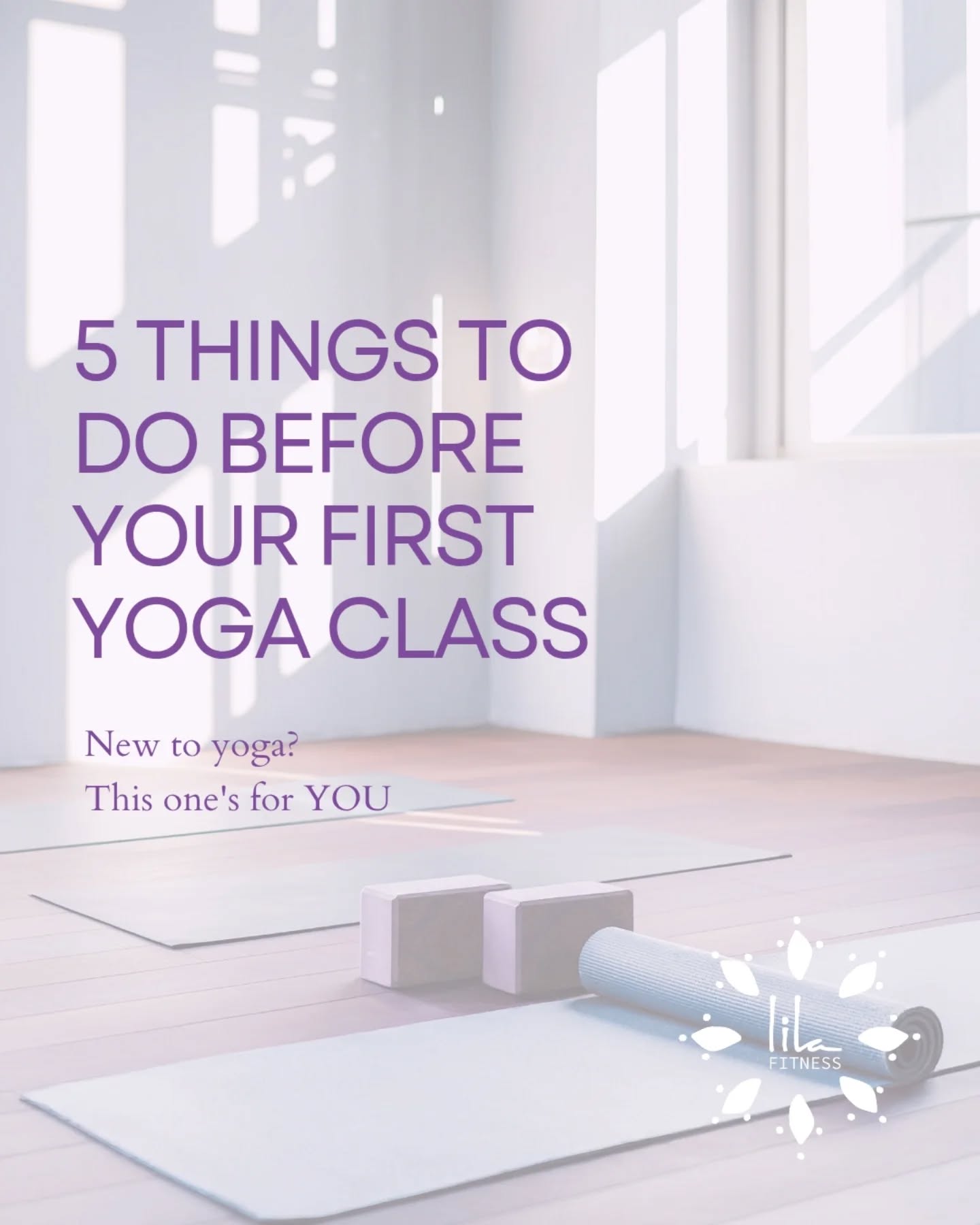 New to yoga? This one's for YOU 💛
Swipe through for 5 things that'll make your first class feel so much more comfortable whether you're joining us online or in studio 🧘♀️
Save this post so you have it ready before class ✨
Slide 1: Eat light — a small snack 1–2 hrs beforehand is perfect
Slide 2: Wear comfortable, stretchy clothing (no need for special gear!)
Slide 3: Bring water and keep it close
Slide 4: Let your instructor know if you have any injuries
Slide 5: Arrive 5 minutes early — mentally and physically
There's truly no such thing as "bad at yoga." You only need to show up 🌿
Ready to give it a go?
DM me "START" and I'll send you all the details 🌸
#BeginnerYoga #YogaTips #NewToYoga #YogaForBeginners #LilaFitnessIreland