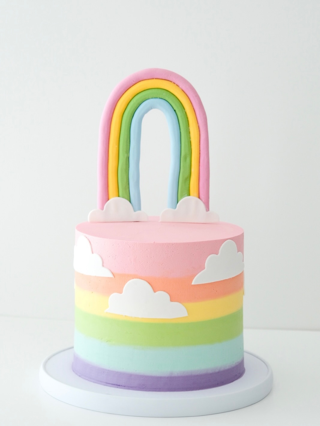 Rainbow on rainbow
#rainbowcake #rainbowcaketopper #rainbow