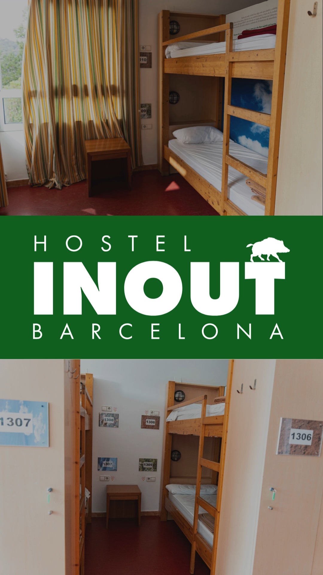 🌿Dormir en INOUT es elegir cómo quieres compartir la experiencia.
🛏️ Habitaciones de 4, 6, 8 o 10 camas, y módulos con más privacidad.
Seas grupo, escuela o vengas con amigos, aquí hay sitio para todos.
🌿 Dormir a INOUT és triar com vols compartir l’experiència.
🛏️ Habitacions de 4, 6, 8 o 10 llits, i mòduls amb més privadesa.
Siguis grup, escola o vinguis amb amics, aquí hi ha lloc per a tothom.
🌿 Sleeping at INOUT means choosing how you want to share the experience.
🛏️ Rooms with 4, 6, 8 or 10 beds, and modules with extra privacy.
Whether you’re a group, a school or travelling with friends, there’s a place for everyone.
#INOUT #Barcelona #Hostel