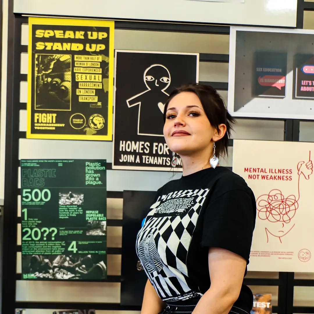 GMD YR2 Advocate Library Exhibition, London College of Communication
#ual #lcc #londoncollegeofcommunication #gmd #exhibition #graphicdesign #graphicandmediadesign #artshowcase #photography #print #like4like #elephantandcastle #zine #printmaking #printdesign #printshop #advocate #campaign #protest #branding