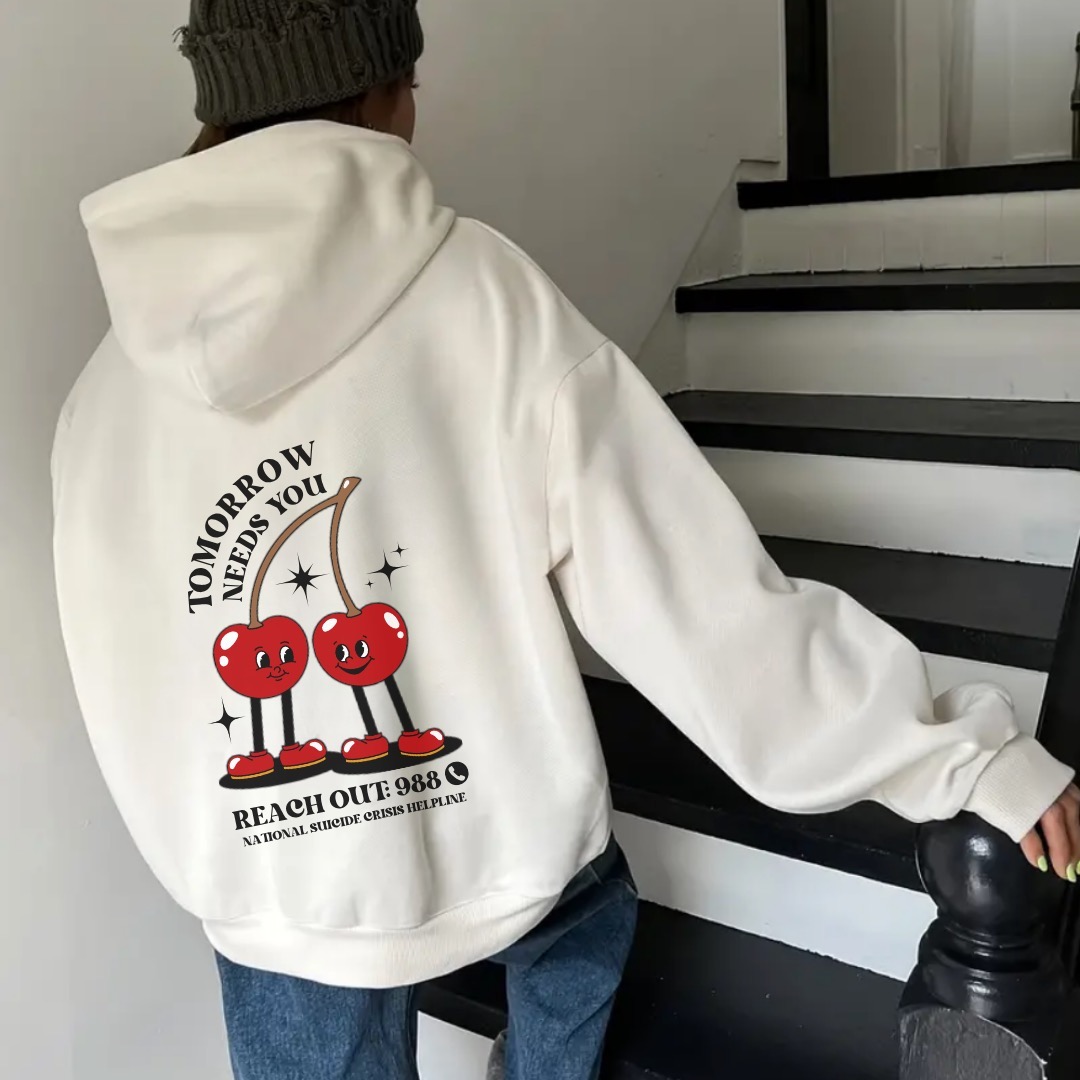 🍒 Sweet Serendipity 🍒
I knoooow some of you have been waiting for this one.
Introducing our "Sweet Serendipity Sweater"—a cozy embrace that might be the serendipitous touch someone needs. 🍒 Adorned with tender cartoon cherries and a message that resonates with warmth, this sweater is a gentle reminder of hope and connection.
Wearing it spreads a message of love and support, subtly carrying the Suicide & Crisis Lifeline number at 988. In the simplest of gestures, you hold the power to transform a moment, offering a beacon of light and solace. Embrace this sweet serendipity and let your kindness shine, making every day a little brighter. Join us in spreading connection and hope—its finally here! 🤍🍒
#mentalhealth #mentalhealthawareness #selfcare #selflove #anxiety #love #mentalhealthmatters #depression #motivation #health #wellness #mindfulness #healing #fitness #life #loveyourself #therapy #inspiration #happiness #mindset #positivity #positivevibes #quotes #meditation #mentalillness #psychology #wellbeing #recovery #instagood