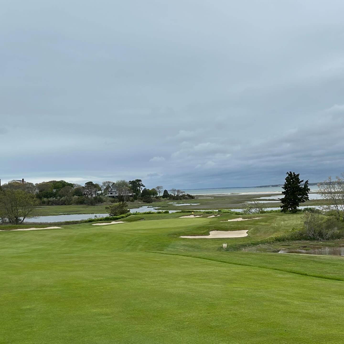 Skies cleared up for a great round @hyannisportgolf