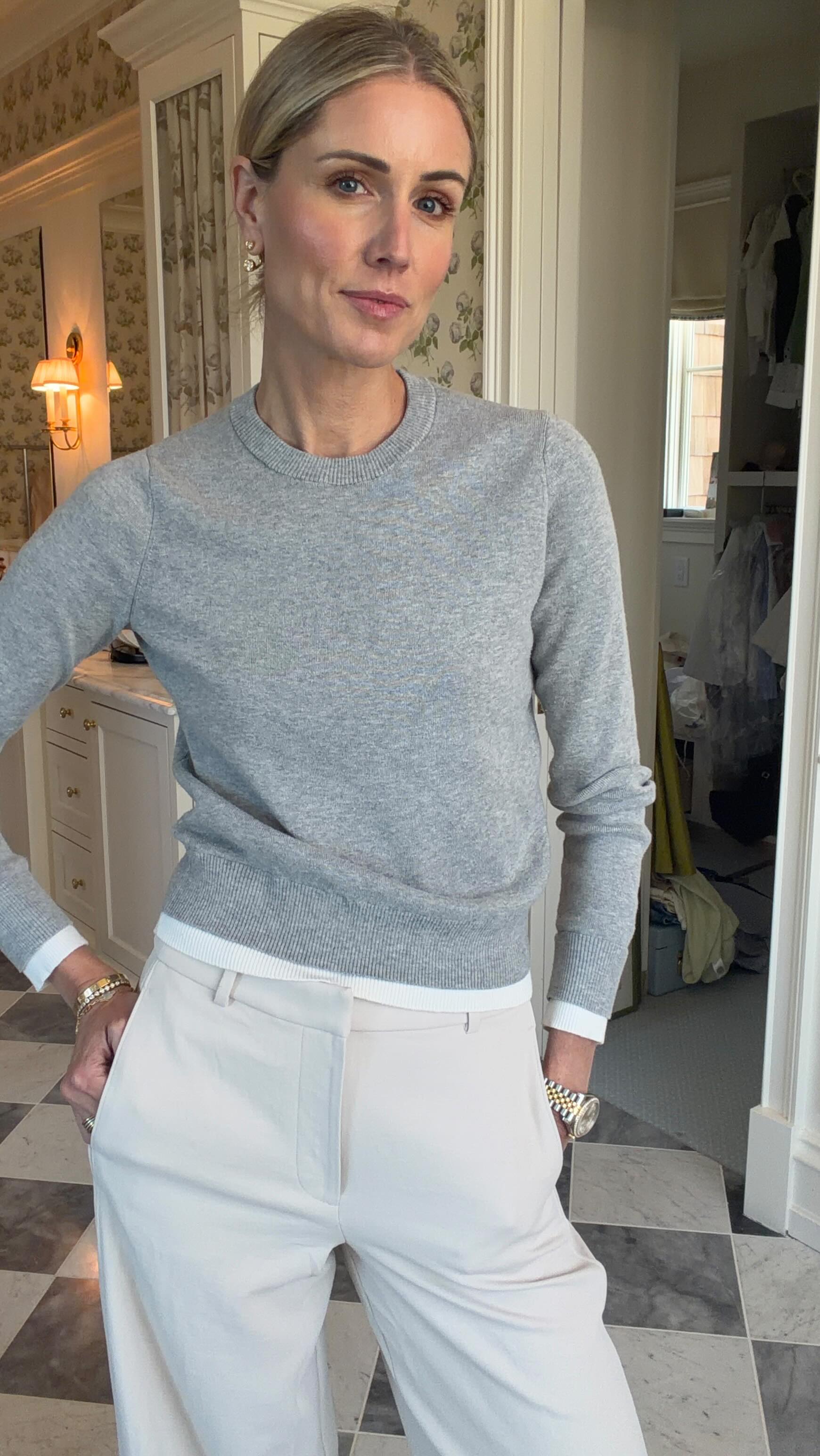 comfortable yet put together - ready to watch some volleyball for the next 10 hours (yup you read that right). layers are necessary for the cold gym and I'll always have my laptop on hand for the downtime. comment 'shop' for this casual sports mom look.