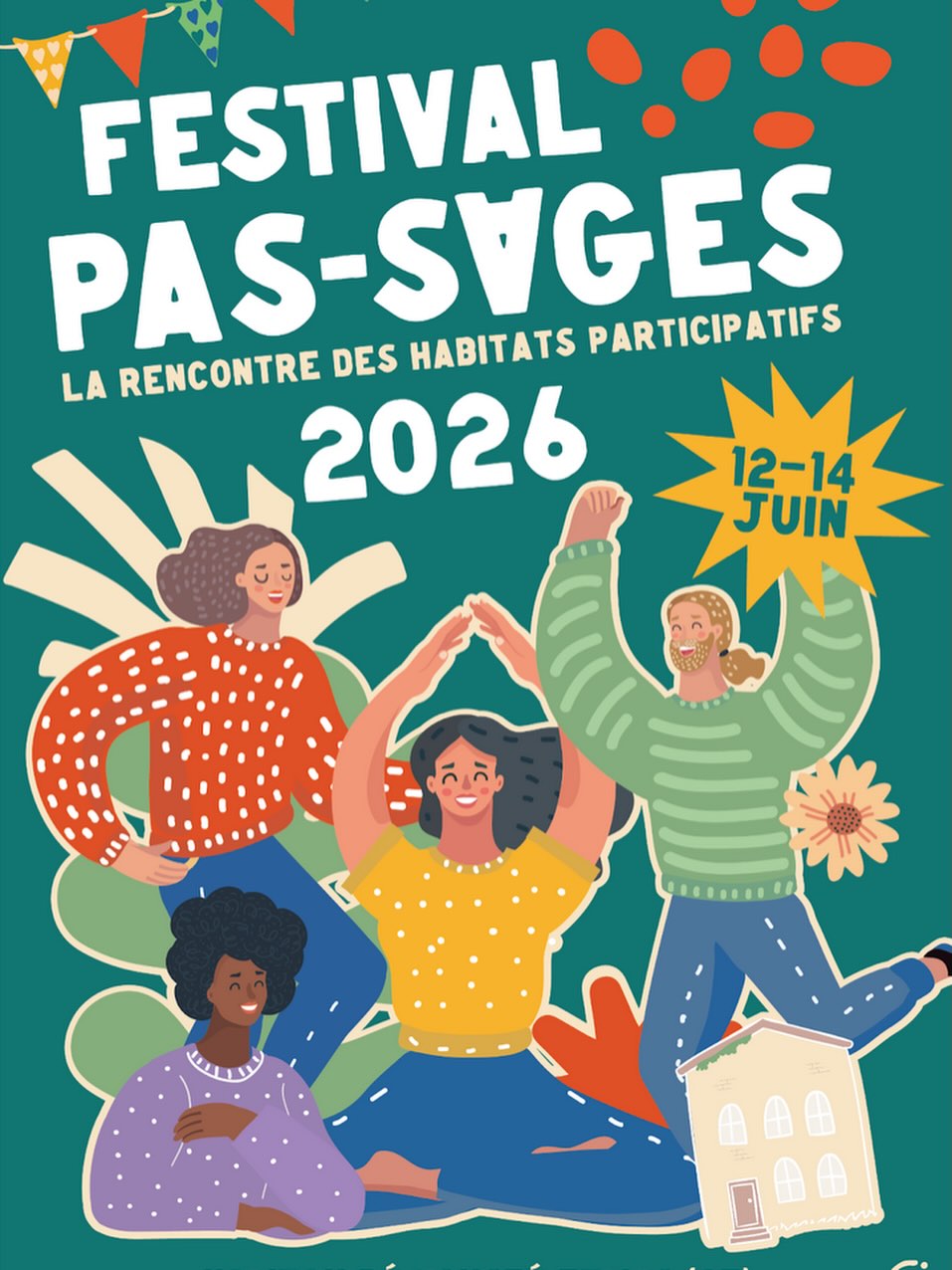 Vous l’avez attendu, le festival des Pas-Sages revient en 2026 ! 🥳💃🕺🔥
✨La rencontre festive des habitats participatifs Pas-Sages ✨
Du 12 au 14 juin 2026 au Hameau de Nousté Temps (65)
Pour découvrir ce qu’est une Coopérative d’habitants:
> Dialoguer avec des coopératives d’habitants établies, à la recherche de lieu ou en mouvement
> Participer à des tables rondes sur l’aspect juridique, le montage financier, la gouvernance partagée, le « précieux facteur humain »
> Profiter d’ateliers thématiques ( gouvernance intégrative, process work, outils d’intelligence collective...
> Proposer vos idées et talents au « forum ouvert »
> Se nourrir des pauses inspirantes et récréatives
> Explorer l’univers de la constellation des Pas-Sages : la CoopMutActrice, le F.R.I.C., LPS Academy
> Rencontrer les acteurs de ce mouvement joyeux et tisser des relations
> Faire découvrir son Habitat Participatif et ses spécificités
> Participer au “petit marché des coop” et les annonces du réseau et faire la fête avec les Pas-Sages !
Réservez vos places dès maintenant et bénéficiez de 15% de réduction sur la formule complète (Entrée+ repas) avec le code EARLYBIRD
Lien vers la billetterie en bio 🔗
#ecovillage
#habiterautrement
#ecolieu
#habitatparticipatif
#vivreautrement
