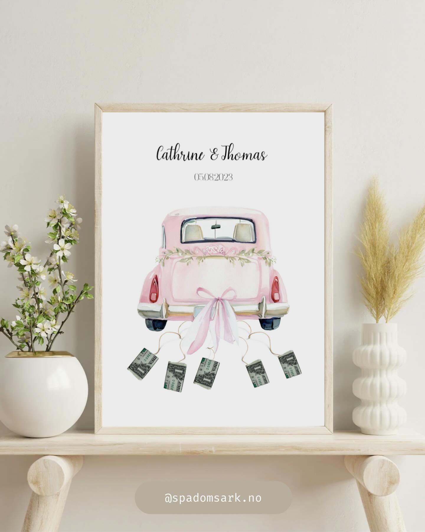 Så fin i rosa🩷
En gøyal vri på bryllupskort🤩 I tillegg gir det et fint minne for brudeparet🤍
#bryllup #kort#bryllupskort #dåp #konfirmasjon #spådomsark