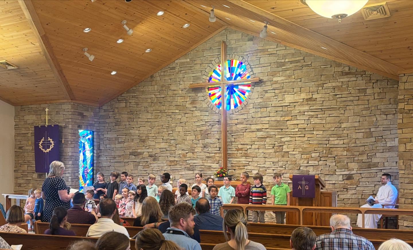 We thank God for the students in our preschool through 2nd grade classes who blessed us in worship yesterday with the song “There Is a Redeemer.” Thank you, O my Father, for giving us your Son and leaving your Spirit till the work on earth is done!