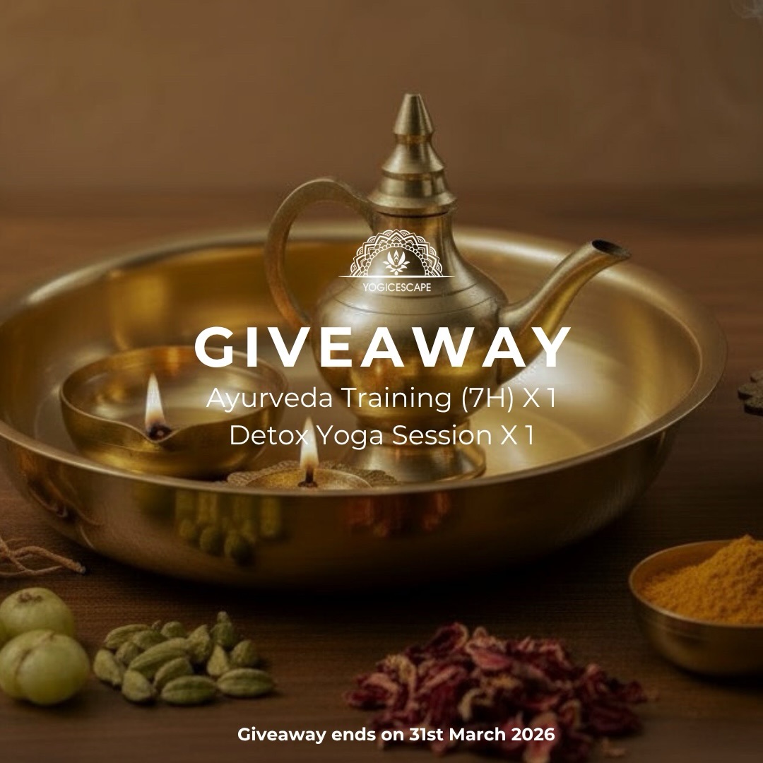 GIVEAWAY TIME!!
Ready to reset your mind and body?
We’re offering one lucky winner a complete wellness experience: (Worth 140 € )
Ayurveda Training (7H) X 1
A one-day Yoga Alliance®️ certified training in Berlin to explore the wisdom of Ayurveda and the power of mantras.
Detox Yoga Session X 1
A guided session using yoga and breathwork to help reduce stress, improve energy, and bring your body back into balance.
Location: Yogicescape, Prenzlauer Berg
Giveaway ends: 31st March 2026
Host : @nehyogayogicescape
Winner will be announced on 1st April at 8:30 PM
Giveaway ends on 31st March!
How to enter:
Like this post
Follow @yogicescape and @nehyogicescape
Comment: “What’s one daily habit that helps you feel more balanced?”
Simple, mindful, and made for you
Good luck ❤️
#giveaway #giveawaycontest #yogastudio #yogastudioberlin #yogicescape