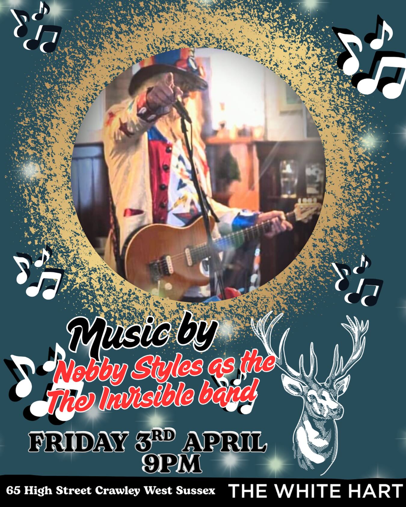 Nobby as the invisible band will be playing on GOOD FRIDAY 🐣