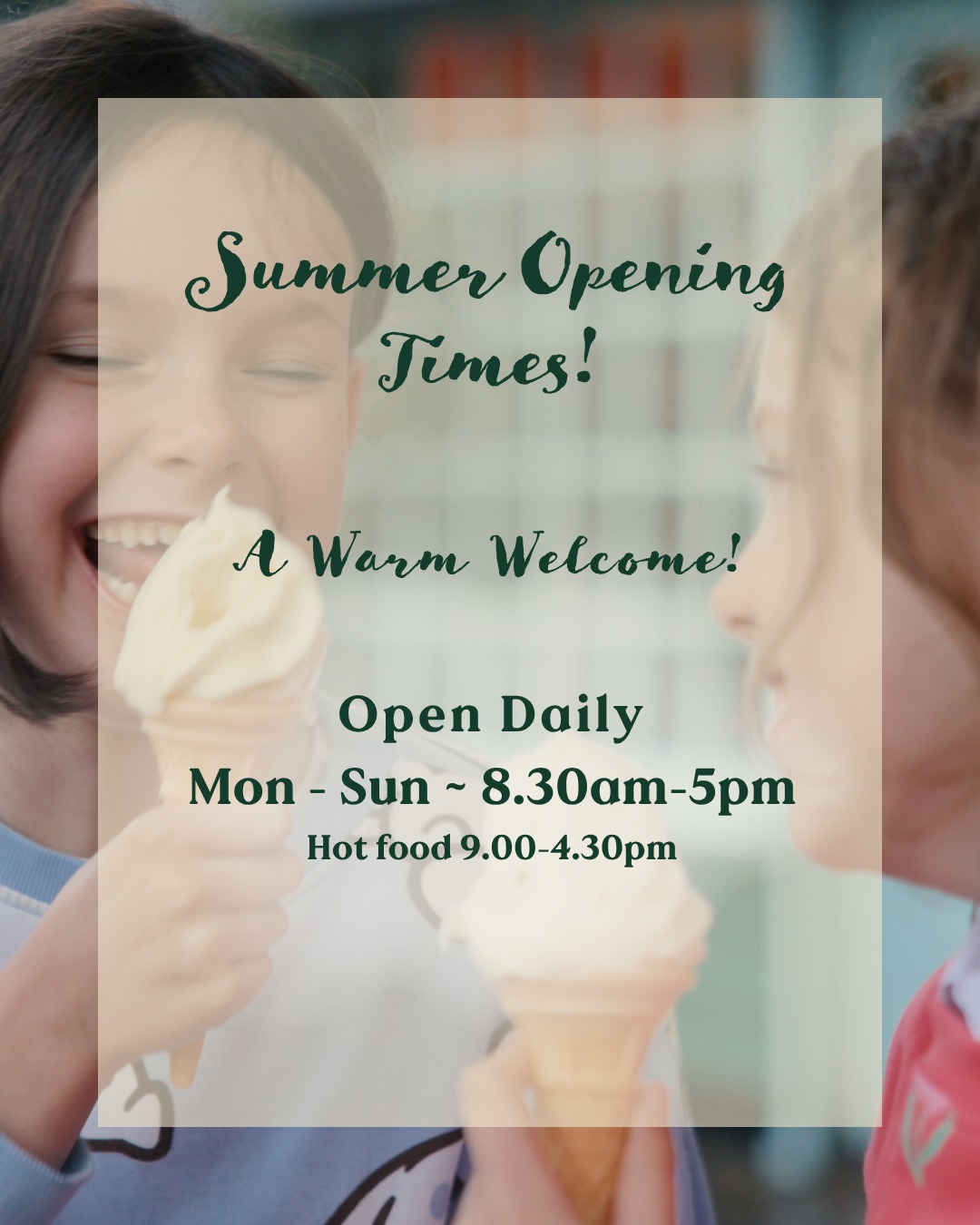 Spring has officially sprung, and we’re making the most of every extra drop of sunshine! ☀️ To celebrate the longer days, from 23 March, we’re shifting our hours
🕒 Mon - Sun ~ 8.30am-5pm
🍳 Hot Food served: 9am-4.30pm
Swing by, grab a spot in the sun, and soak up these spring vibes with us. See you there! ✨