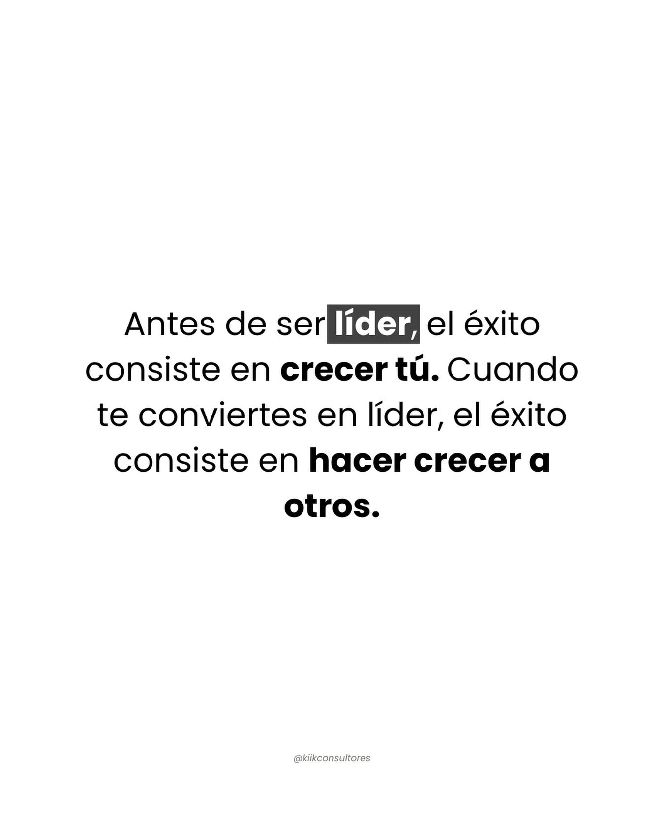 El verdadero indicador ya no es lo que tú logras, sino lo que tu equipo es capaz de sostener y escalar sin ti.
Ahí es donde muchos líderes siguen operando como ejecutores, no como desarrolladores de talento.
Liderar no es hacer más, es lograr que otros crezcan, decidan y ejecuten mejor.