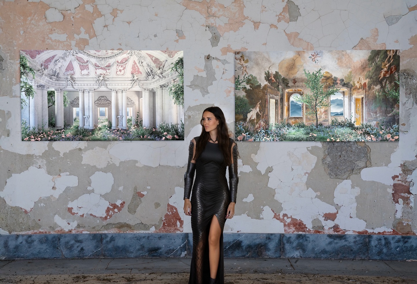 Our exhibition in Albania, where @ryan.koopmans and I represented Sweden during the International Biennale of Contemporary Art, has come to a close!
Thank you to everyone who visited and for all the wonderful feedback. It was an absolute pleasure to explore Albania and connect with so many inspiring people at the Biennale.
It had long been a dream for Ryan and I to exhibit in one of the grand abandoned places we’ve visited. The abandoned royal villa of Durrës, once belonging to the king, was the perfect venue for this.
Special thanks to the Swedish Embassy @swedeninalbania and to @oltsengripshi for curating the Biennale. Dress by @dressx