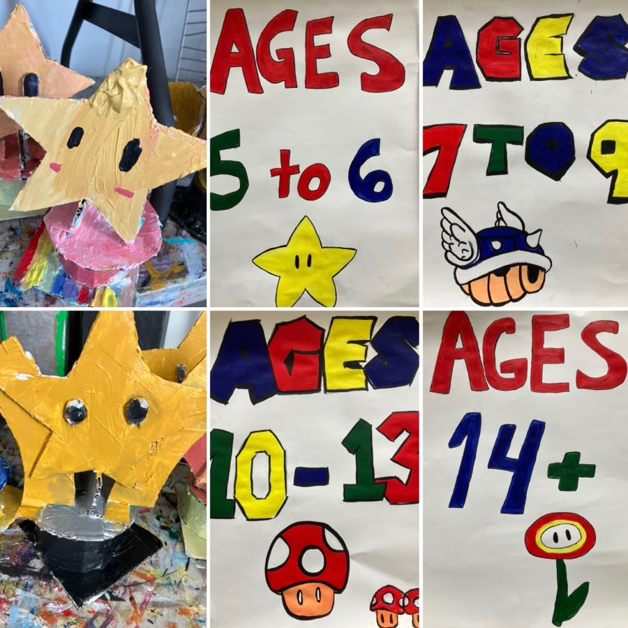 Even our March Break campers are excited for tomorrow’s GAME ON event! Check out what they created to help add to the experience.