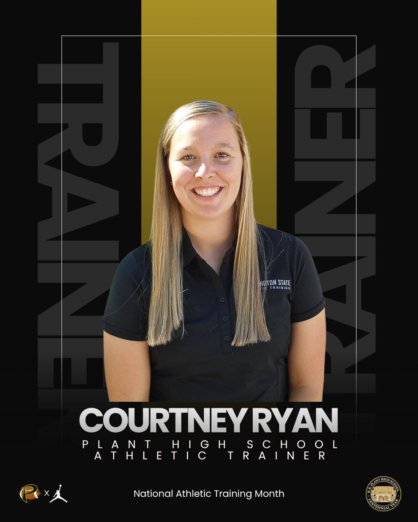 We couldn’t let National Athletic Training month pass without giving a huge shoutout to the one who keeps us going! Thanks for all you do, Miss Courtney! #alwaysalink