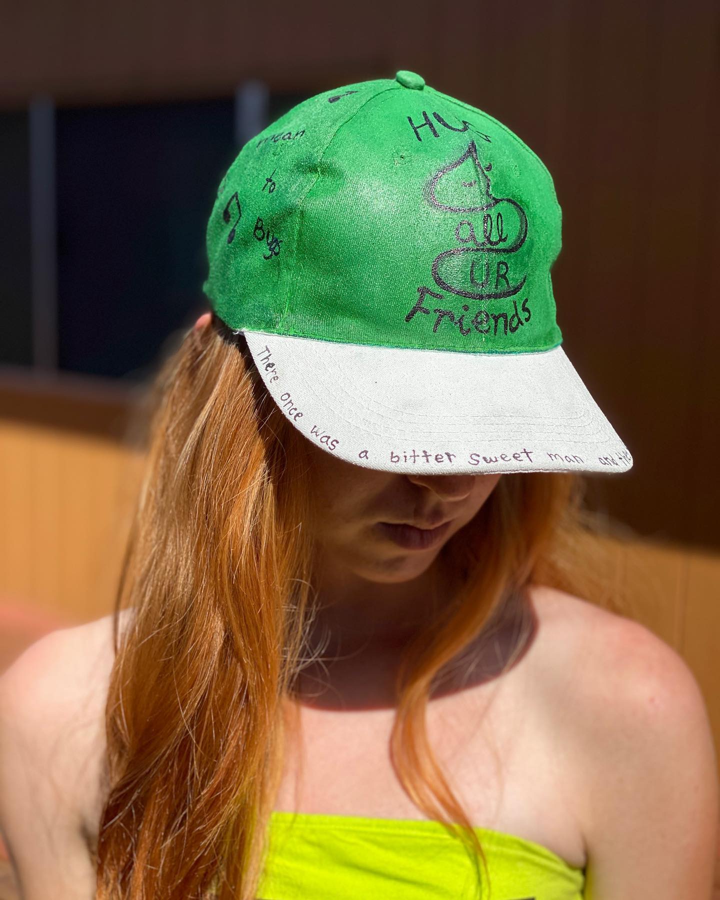 “There once was a bitter sweet man and they called him lemon boy” 💕🍋I had a couple models for this hat! Cave town Themed commission! Dm me if you’re interested in your own one of a kind hat!