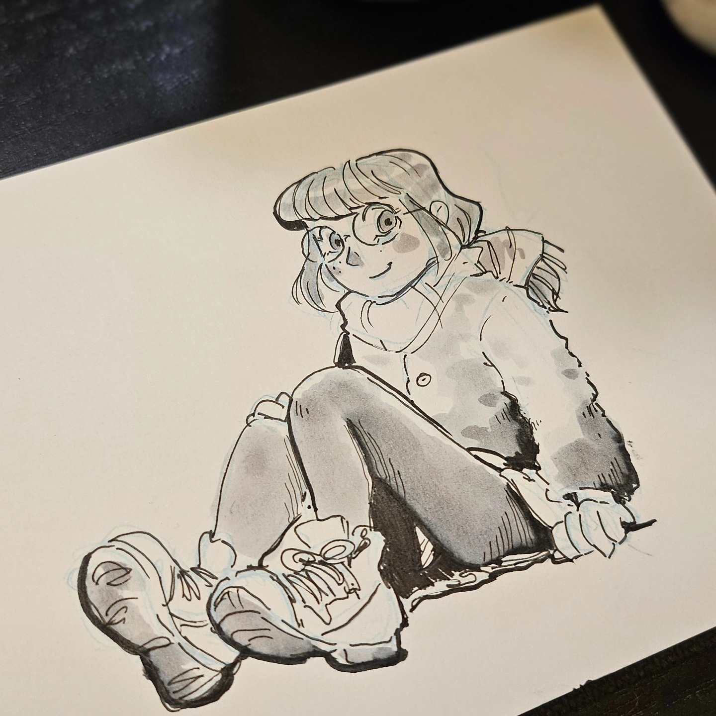 Inktober No. 3: BOOTS
We're embarking on a three-week camping adventure through Tohoku soon (Northern Honshu, Japan's largest island)! 🇯🇵🏔️ I'm also taking on the "Inktober" challenge, where I'll create a daily drawing based on an official prompt list! 🎨✍️
I am planning on bringing my heavy hiking boots to our trip through Northern Japan. They don't really match my otherwise more girly outfits, but they are just so practical. I think I'll pull it off!
#Inktober #Inktober2024 #Inktober2024Boots #Inktober52 #InktoberBoots #InktoberChallenge
@inktober