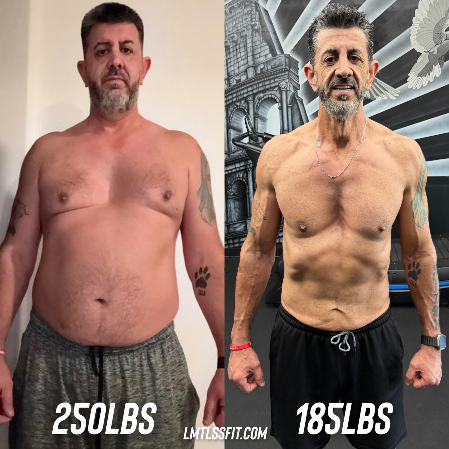 What picture comes to mind when you think of the pinnacle of success in your health & fitness?
“One day I’m going to walk my daughter down the aisle. I will be there. And I want to look like the man she deserves standing next to her.”
That’s why he lost 65 lbs.
Not for abs. Not for vanity. For a moment that hasn’t happened yet but one he refuses to miss.
A year ago Robin couldn’t look in a mirror. He avoided his own reflection because he hated what he saw (a reality very few are courageous enough to admit). 33% body fat. Low energy. Physically disconnected from the man he knew he was supposed to be.
Then he watched a few leaders at his company @a1garagedoorservice transform with LMTLSS. He saw the proof. He made the decision. And he never looked back. S/o @breanna_jisell @bkdavenport.212 @lukemartin082 @t_l_rackley
12 months later, 65 lbs gone. 13% body fat. Two kids. Full-time career.
Robin didn’t just change his body. He transformed his identity.
No Ozempic (we got him off that when we met). No shortcuts. Just a decision and a system.
Comment ‘ROBIN’ to hear about his whole transformation
DM ‘LMTLSS’ for coaching details