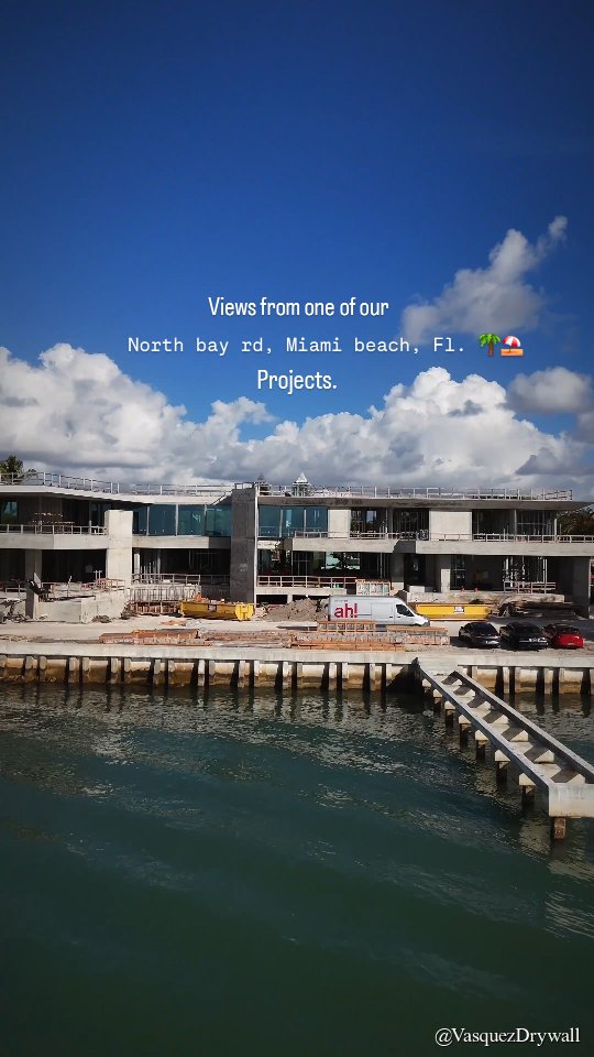 The elegance of North Bay Road.
One of South Florida’s most talked-about streets for a reason. North Bay Road carries a long-standing reputation for its waterfront estates, privacy, deep lots, and the kind of homes that have helped define Miami Beach luxury for generations.
That is what makes building here feel different.
It is not just another address. It is one of those streets where architecture, waterfront living, and legacy all meet in one place. The homes here bring scale, presence, and a level of design that keeps North Bay Road at the center of the South Florida luxury conversation 🏗️✨
Projects like this do not ask for average. They demand coordination, detail, and the kind of execution that respects both the street and the standard it carries.
Captured from above by @dronephotographymiami 🚁
Do you want to ensure a proper quality job with a responsible drywall contractor? Look no further. @vasquezdrywall is here to help you out.
We provide the following services for residential and commercial projects: Logistics Metal Framing Drywall Installation Level 4 & 5 Finish
🏗. R. Vasquez Drywall Inc.
👤President, CEO: Nicolas Vasquez.
📱 Cell: 305-219-5016
🌐 Website: www.vasquezdrywall.com
📸 Instagram: @vasquezdrywall
✅ Licensed & Insured
#Vasquezdrywall #LuxuryConstruction #SouthFloridaLuxury #HighEndBuilders #MiamiLuxury