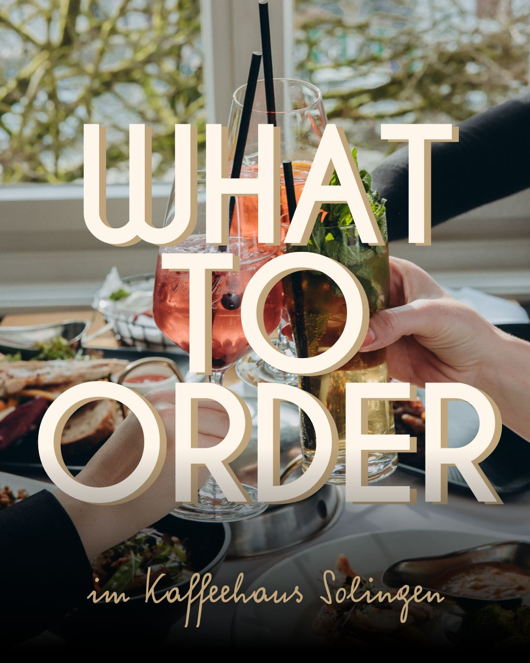 What to order!
Sonntagsmorgen vielleicht ein Frühstück für 2,
mittags etwas Leichtes,
abends ein Garnelenpfännchen oder Wok mit Fisch –
und zwischendurch darf ein Dessert nie fehlen.
Bei uns kommt es einfach auf die Tageszeit an.