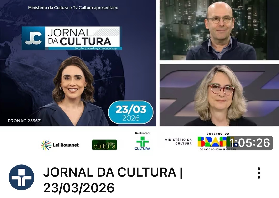 No Jornal da Cultura desta segunda-feira (23), você vai ver: governador do RJ, Cláudio Castro, deixa cargo um dia antes do TSE retormar julgamento que pode cassá-lo; ministro do STF André Mendonça determina a prorrogação da CPMI do INSS; e presidente dos EUA, Donald Trump, declara que não haverá ataques ao Irã nos próximos cinco dias.
Para comentar essas e outras notícias, Rita Lisauskas recebe a economista Carla Beni, professora da FGV em São Paulo, e o cientista político Sérgio Fausto, diretor-executivo da fundação FHC.