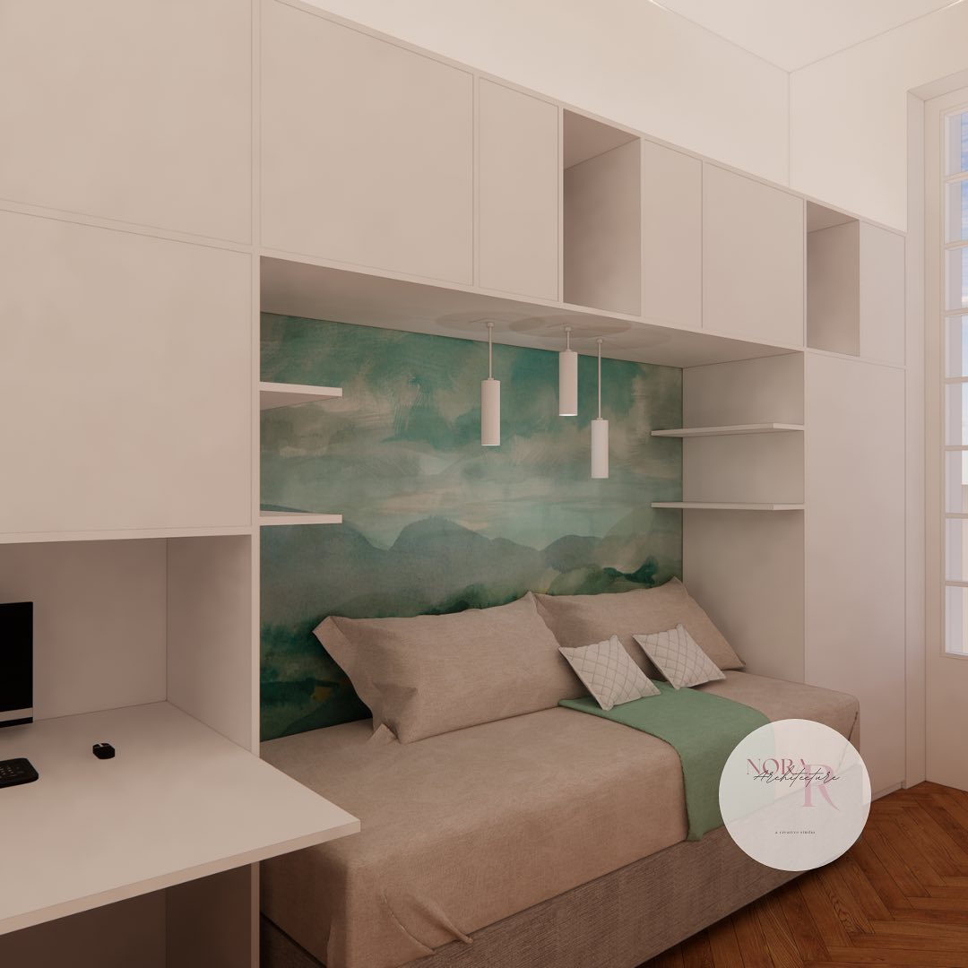 PROJET
• Petit aperçu d'un espace bureau agencé pour répondre à un besoin de rangement, de travail, et d'espace nuit pour les invités.
•Des ouvertures en push sont imaginées, avec un espace bureau qui se rabat pour toujours plus de place.
• IMPLANTATION & 3D : NORA RYCKAERT ARCHITECTURE
• GESTION : ISABELLE PRADIER AGENCEMENT
#architecture #design #interiordesign #3d