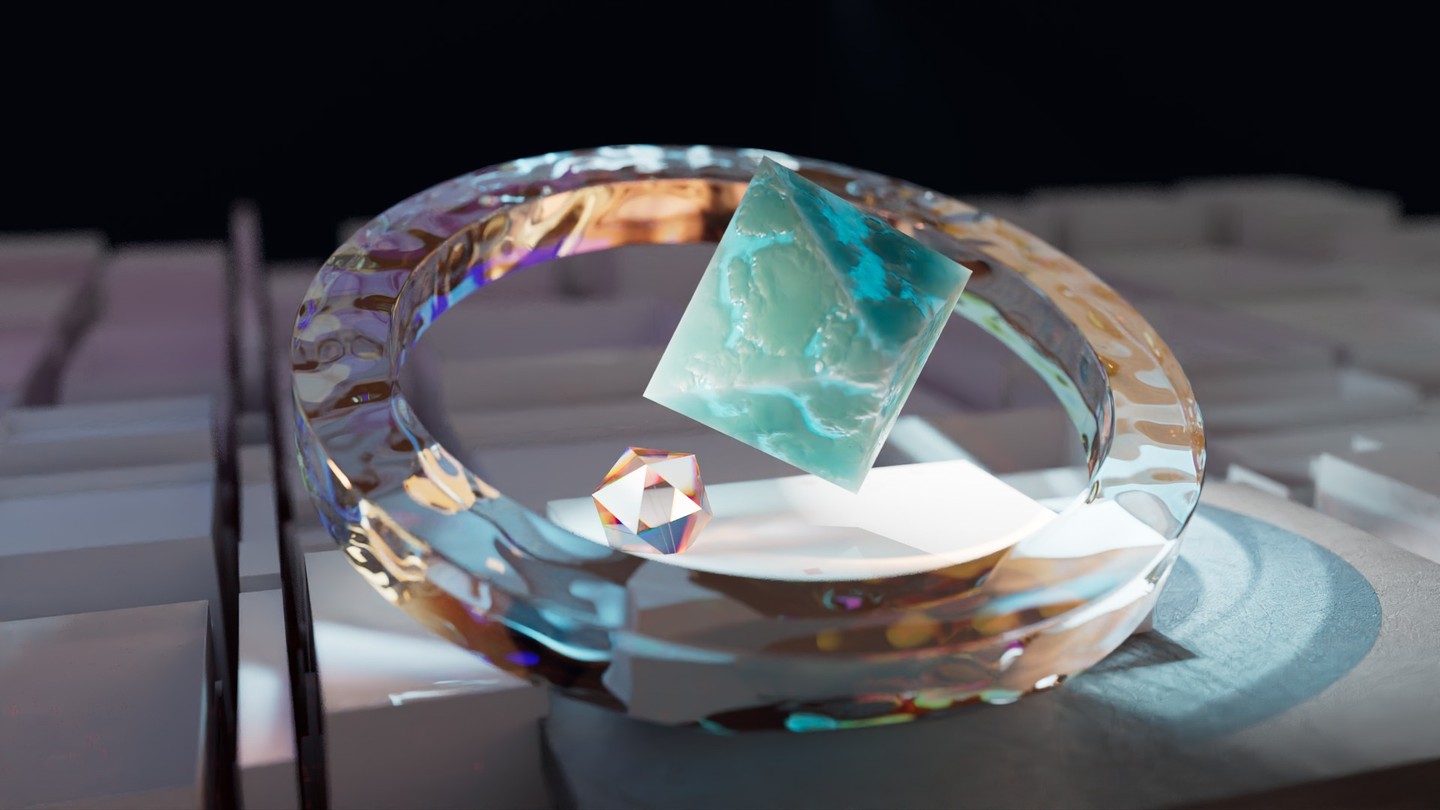 #cinema4d #redshift #cgart #3dcg #agate #crystals #stone #art #glass