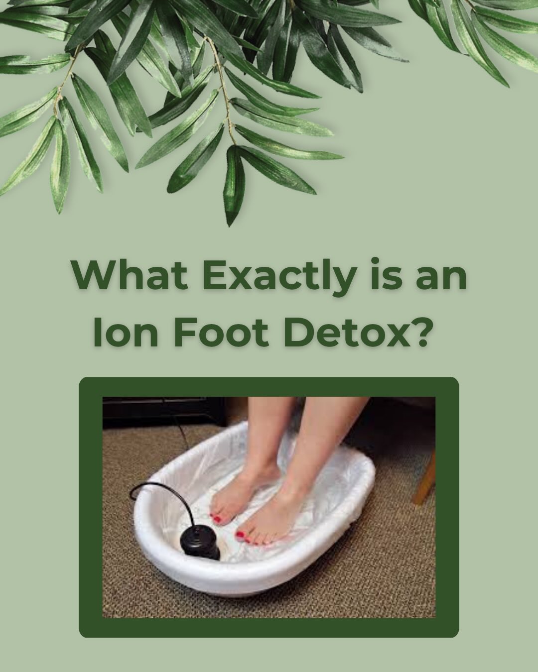 Ever wondered what an Ion Foot Detox actually does? 👣
An Ion Foot Detox is a gentle, relaxing way to support your body’s natural detox pathways. By placing your feet in a warm ionized foot bath, the process helps draw out impurities while promoting balance within the body.
The device in the foot bath is called an array, and it runs a low electrical current through the water. When the current flows, it causes a process called electrolysis—which essentially splits molecules and creates charged particles (ions) in the water. It is this process, that helps draw toxins and impurities through the pores of your feet.
Why is Detoxing so Effective Through our Feet? 👣
Did you know there are more pores on the bottoms of our feet per surface area, than anywhere else on our skin? Our skin is already a detoxifying organ, but our feet are the most efficient!
✨ Benefits you may experience:
• Reduced bloating + water retention
• Increased energy + mental clarity
• Support for liver + lymphatic detox pathways
• Improved circulation
• A deep sense of relaxation and grounding
• and so much more!
⚡️Now here’s where the magic really happens…
Pairing an Ion Foot Detox with a Lymphatic Drainage Massage amplifies your results tenfold!
Your lymphatic system is responsible for clearing waste, toxins, and excess fluid—but it doesn’t have a pump (like your heart does). That’s where lymphatic massage comes in: it gently moves stagnant fluid, reduces puffiness, and supports full-body detox.
When combined:
🌿 The foot detox supports toxin release
🌿 The lymphatic massage helps move and eliminate that waste
🌿 Your whole system feels lighter, clearer, and more balanced
This is why it’s such a powerful duo inside my April Detox Package (alongside Whole Body Vibration Therapy, another powerful tool for lymphatic drainage!)
Spots are limited for April!
Message me or email julia.vandewalle16@gmail.com to book your session (no online booking for this package)
*This package is not done by a Registered Massage Therapist