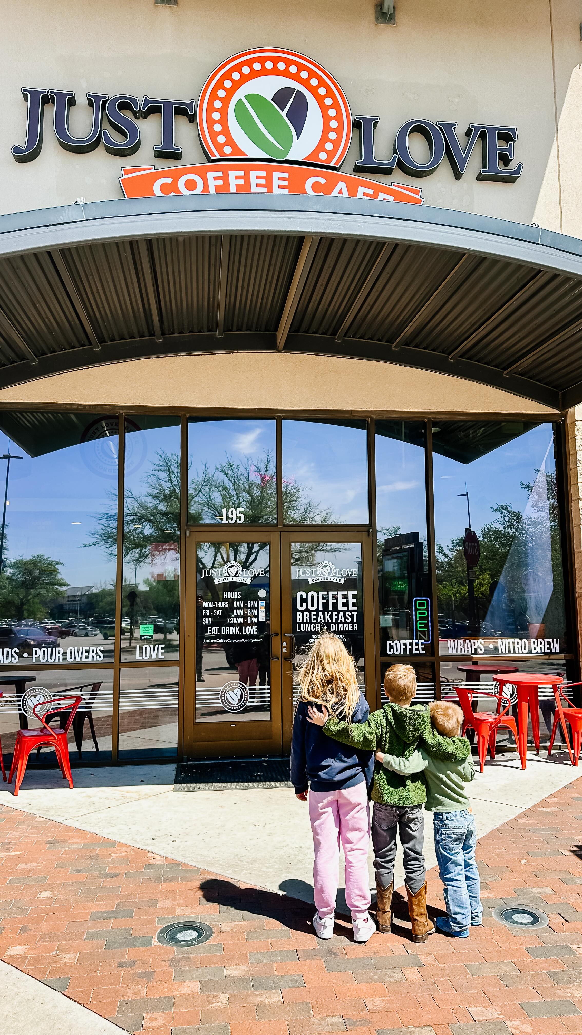 AD // Our friends @justlovegeorgetown are hosting their big grand opening tomorrow from 1130-130pm. Stop by and bring summer essentials to donate to @isaiah117housewilliamsoncotx and be entered into a raffle of local giveaways, and get 200 points on the Just Love app to redeem at your next visit! The coffee café is hosting a meet the artist, meet the owners, and meet the original coffee roasters along with a coffee tasting tomorrow morning, too! And kids eat free with the purchase of an entree.
The renovated space includes a Kids corner, beautiful new decor, murals, and a brand new apparel section! The perfect spot for all of us. busy executives and entrepreneurs to grab a bite to eat, a good cup of organic, fair-trade coffee, and plug in your computer to work and people watch.
See ya there!
#georgetowntx #georgetowntexas #femaleentrepreneurs #womeninspiringwomen womensupportingwomen