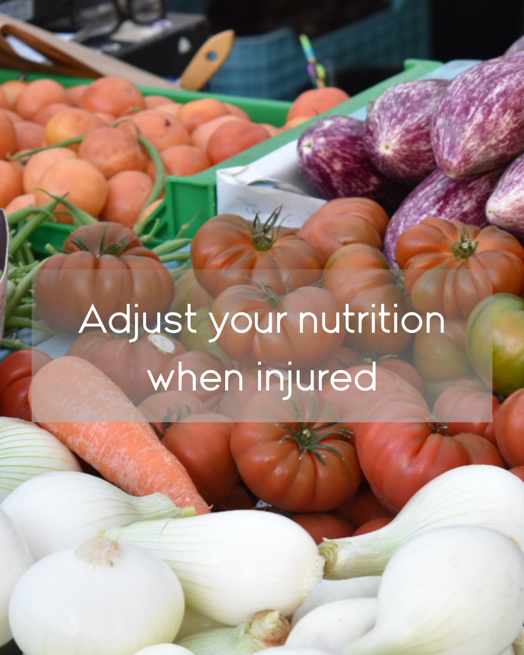 Nobody wants an injury, especially in the build-up to a big race. Last week I was talking to a group of marathon runners about how to adapt your nutrition when injured. The advice applies to all athletes - runners, ultra runners and triathletes.
Reduced training lowers your energy requirements, while recovery increases the demand for key nutrients.
Even if you’re continuing with physio, mobility work, or light activity, overall energy expenditure is typically lower. Adjust portion sizes across meals to reflect this.
Carbohydrates should remain part of your diet, but this is a good opportunity to shift towards less processed, lower GI options and to be more deliberate with portion sizes.
With less need for rapid fuelling between sessions, place greater emphasis on whole foods: vegetables, fruits, quality proteins, and healthy fats. A varied, colourful diet contains many micronutrients and supports tissue repair and overall recovery.
Managing your nutrition well during injury helps maintain health, supports repair, and puts you in a stronger position when you return to full training.