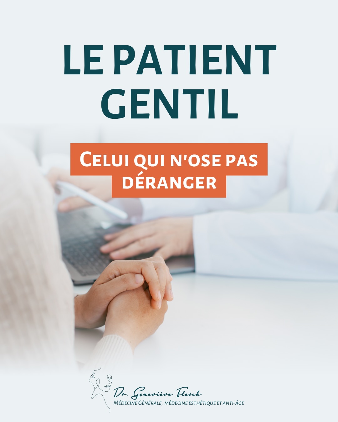 Les patients gentils… ceux qui n’osent pas déranger 💙
Ils minimisent. Ils s’excusent presque d’être là. Ils ont peur du diagnostic… et parfois encore plus du résultat.
Derrière leur douceur, il y a souvent une grande angoisse.
Et pour nous, médecins, une forme d’impuissance quand le brouillard s’installe.
Dans ce carrousel, je vous parle de ces profils si touchants… et de ce que cela change dans notre manière d’accompagner.
Vous vous reconnaissez ? 👇🏼
#medecineglobale #relationmedecinpatient #ecoutemedicale #bienveillance #prevention
