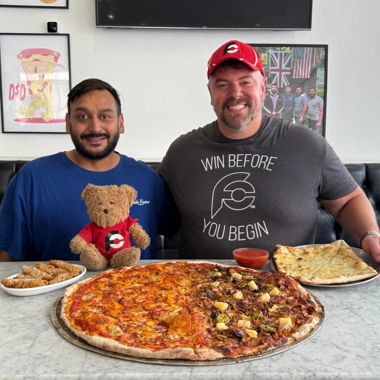 🍕💥 @randysantel & @katinaeatskilos visit doughdaddy for an Epic Food Challenge! 💥🍕
The Food Challenge Kings and Queens have done it again! 🏆🍽️ Randy Santel and Katina Eats Kilos have just crushed another monstrous food challenge !
This time, Randy and Katina went in with a 24’’ half-half pizza each (biggest pizza in London), loaded with toppings and the other packed with even more delicious flavors and Randy went harder by adding crispy chicken tenders and garlic bread! 🥖🍗
Together, they prove what it means to #WinBeforeYouBegin and show us that there's no challenge too big.🙌
Huge thanks to the both for visiting Dough Daddy!
https://youtu.be/BdWxi0bYkig?si=rYbSIbvhEtHVGewi
#RandySantel #KatinaEatsKilos #FoodChallenges #PizzaChallenge #Foodie #WinBeforeYouBegin #FoodLovers #EpicEats #ChallengeAccepted #FoodGoals