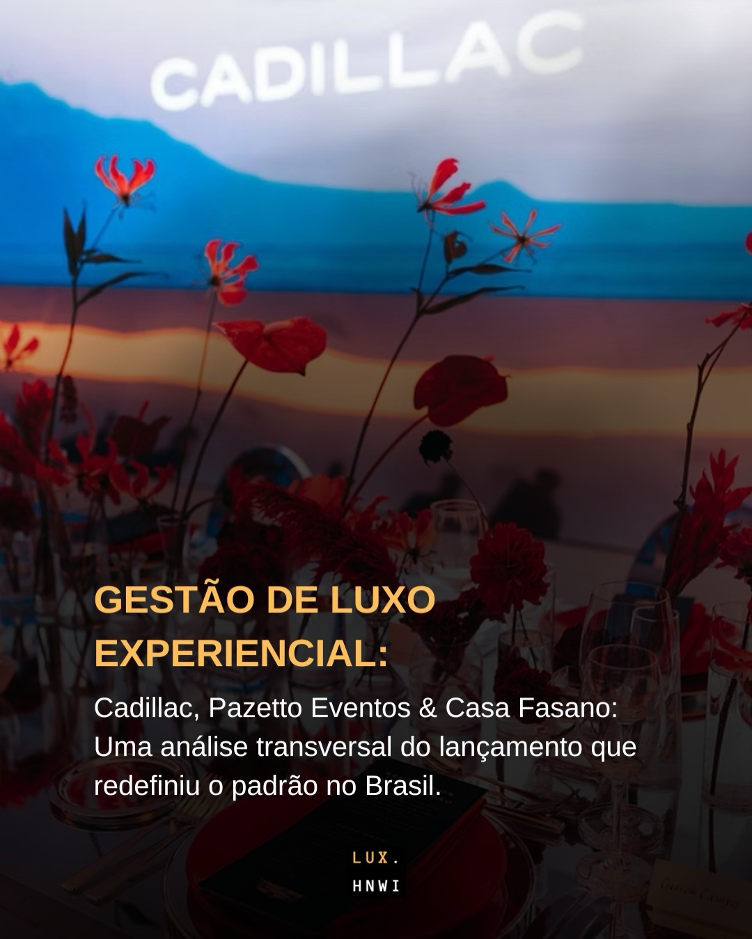 ERRATA E RECONHECIMENTO: O luxo experiencial só ganha vida através de uma execução irretocável. Gostaríamos de fazer uma retificação fundamental neste case: a grande produtora e força motriz por trás da excelência deste lançamento da Cadillac no Brasil foi a @asmeninasproducoes. Nosso total reconhecimento e aplausos ao trabalho impecável da equipe.
O retorno da Cadillac ao Brasil estabeleceu um novo “benchmarking” para a Gestão de Luxo Experiencial. 🇧🇷
Analisamos como a união estratégica entre a direção criativa de Carlos Pazetto, o ecossistema JHSF e a tecnologia da GM transformou um lançamento automotivo em um marco cultural para o público UHNWI/HNWI no Brasil.
👉 Arraste para percorrer os bastidores dessa análise transversal que detalha a engenharia de cena e a sinergia entre os maiores players do Mercado de Luxo.
Reprodução de conteúdo dos Parceiros Mencionados.
#LuxHNWI #CadillacBrasil #PazettoEventos #CasaFasano #JHSF