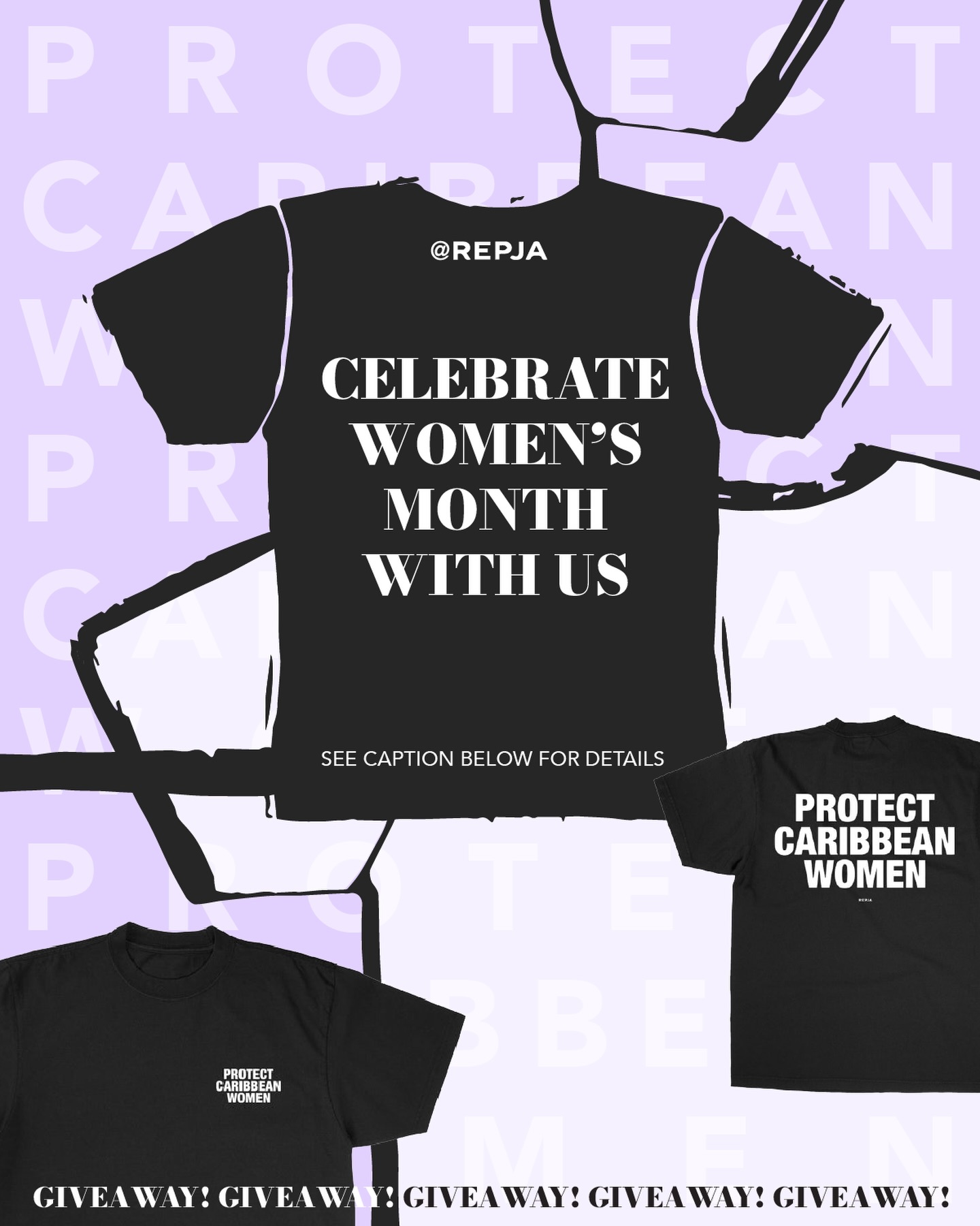 Celebrate Women’s Month with us 💜
We’re giving away 3 @repja Protect Caribbean Women tees (S, M, L)!
Caribbean women are powerful, bold, and unforgettable, and we want to hear from YOU! :
✨ What makes Caribbean women so special?
Is it our strength? The sensitivity? The way we show up for each other?
How to enter:
Like this post ❤️
Make sure you’re following @localejamaica
Comment your answer below and tag a woman that inspires you!
Share this post and tag us in your story for a bonus entry 📲
Winners will be selected based on your answers! 🎉