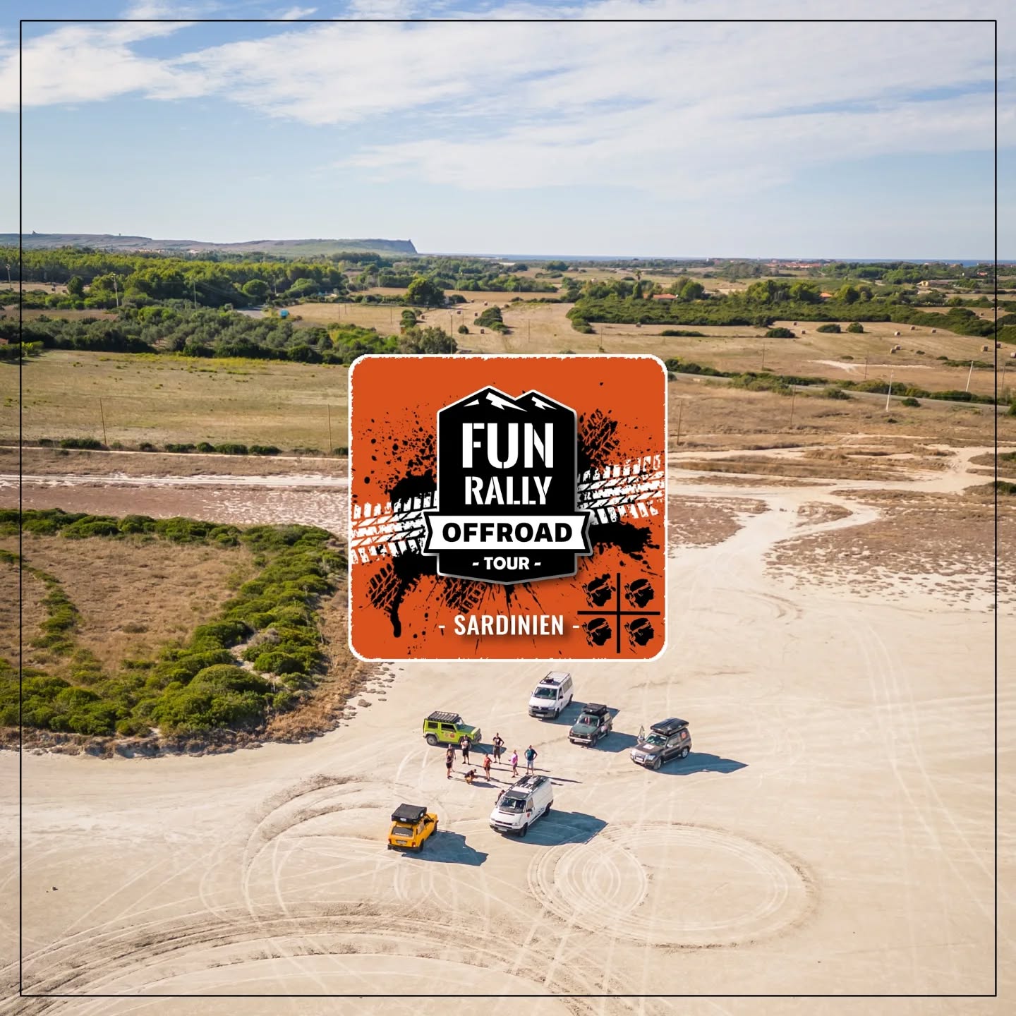 13.-17.10.2025
Offroad-Tour Sardinien 🇮🇹
Das Juwel im Mittelmeer mit jede Menge grandiosen Tracks, wunderschönen Buchten, Lost Places & Rallye-Camps!