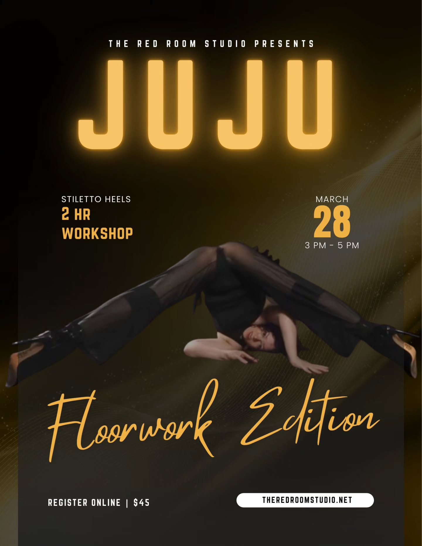 Calling all the Heel Baddies 👠
You don't want to miss this opportunity to dance with the incredible @dancingwithjuju Learn how to walk, balance & dance in heels.
This workshop will help improve your confidence while helping you gain powerful knowledge from an experienced dance instructor!
⚡️: Stiletto Heels Floorwork Edition
📆: March 28th
🕗: 3:00 pm - 5:00 pm
📍: 605 Van Houten Ave, Clifton NJ @theredroom.studio
🧚🏽♀️: @dancingwithjuju
Reserve your spot in advance, bookings closes 1 hour before class start time.
#njdanceclasses #heelclass #njdancestudio #workshop #heelinstructor
