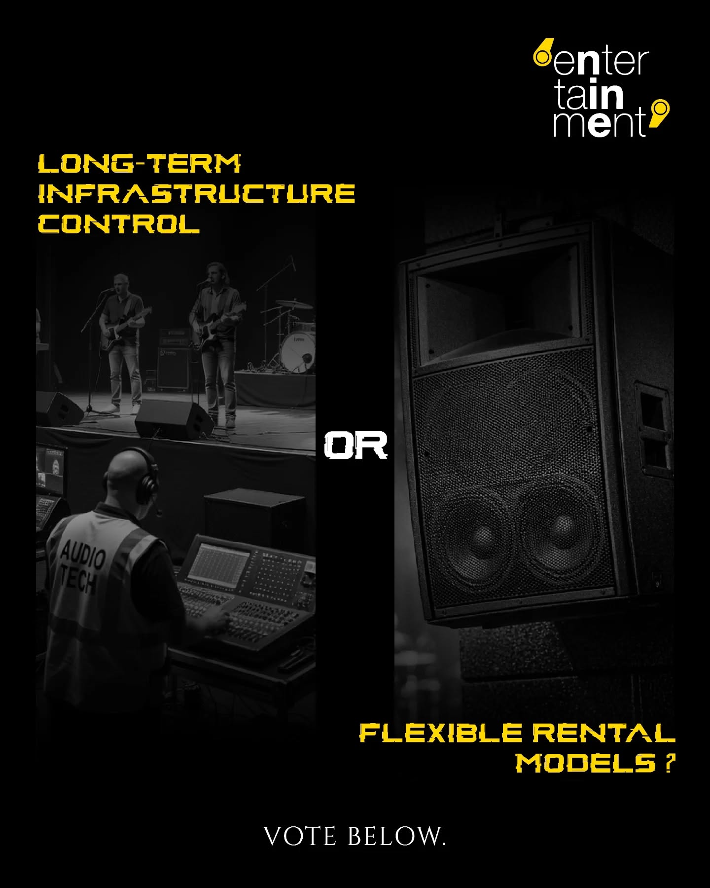 If you operate a venue, what drives your decision? Long-term infrastructure control or flexible rental models?
Vote below.
#VenueOwners #HospitalityBusiness #SoundInfrastructure #entertainmentnine