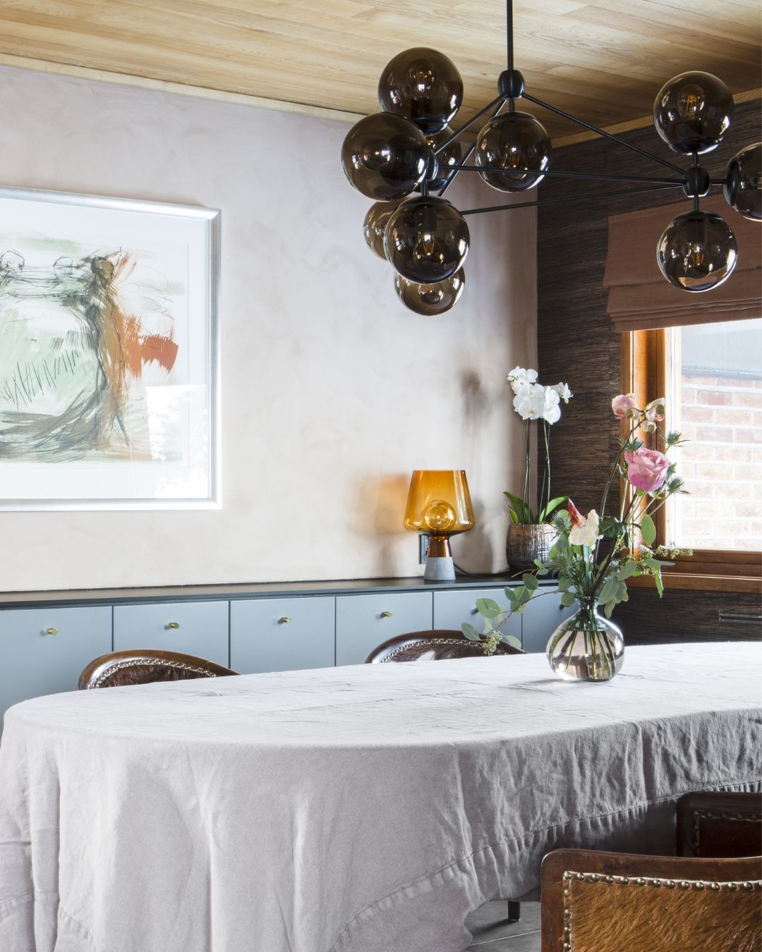 Fra spisestue i Drammen, dette ble et personlig og lekkert prosjekt med en fin miks av nytt og gammelt, noe som gir personlighet til prosjektet 💗
Foto: Nadia Norskott
Prosjekt: Paradis Interiorarkitekter