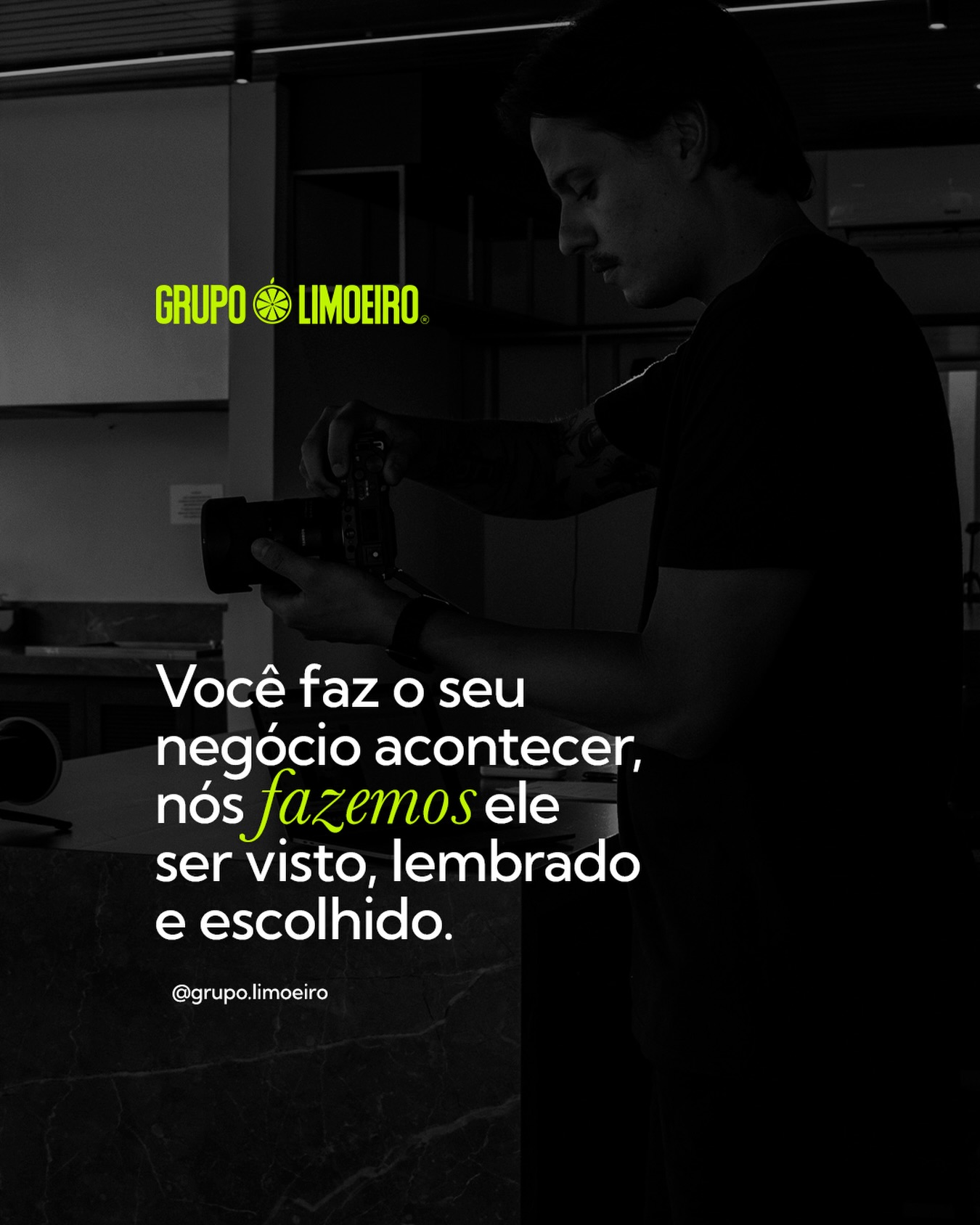 Tem muita empresa boa que continua invisível.
Precisa de alguém para cuidar disso por você?
Entra em contato com o Grupo Limoeiro e solicita um orçamento.
#marketing #empreendedor #empreendedorismo