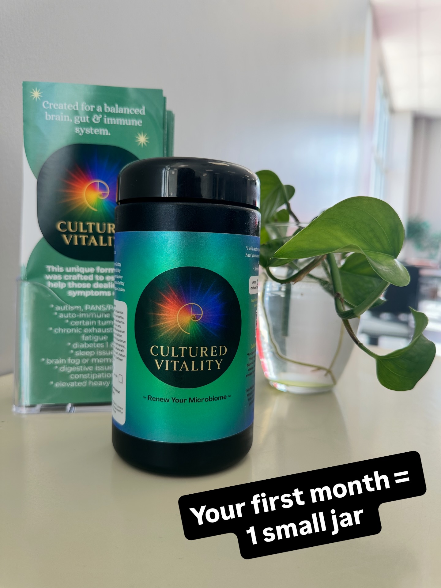 Only one small jar is needed your first month taking Cultured Vitality.
Why?
The recommended dosage is a VERY small amount every day starting out because Cultured Vitality can have a detoxifying effect on the body. Starting out with just a small amount helps the body get rid of the “bad stuff” without overloading the body.
After completing one full month on the small jar ramping up the dosage, one full large jar is recommended for any future one month supply.
Even at the full recommended amount in your second month or ongoing is still only a little bit each day (1 tablespoon 2x/day)!
#detoxtime #detoxslim #heavymetaldetox #hormonebalancer #weightlosssupport