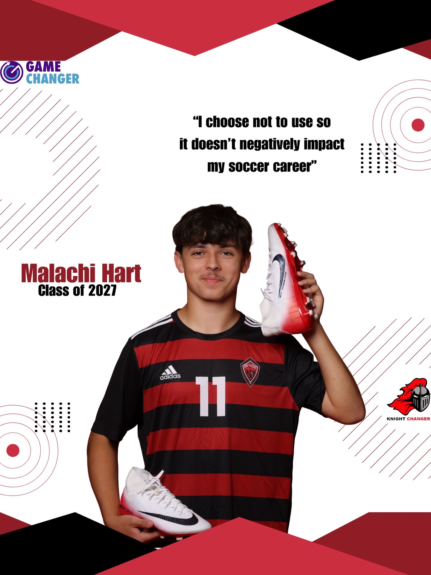 Why do YOU say no? #GameChanger #peerleader #sayno #knightchanger