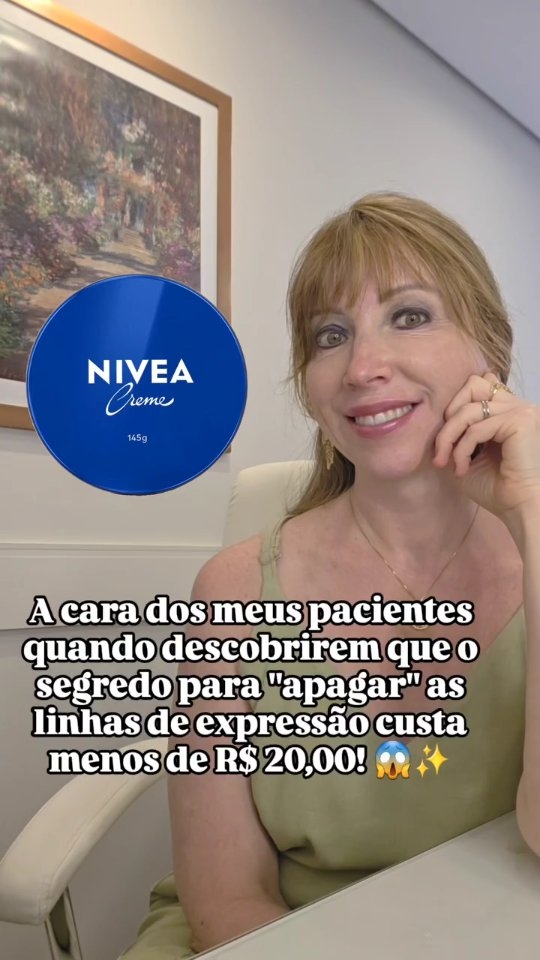 A latinha azul é um clássico por um motivo:
ela é um dos hidratantes mais potentes que existem.
O segredo que poucos contam é como potencializar esse creme para ele agir como um tratamento de luxo contra rugas e ressecamento severo. 😊✨️
Se você sente a pele "murcha" ou com aquelas linhas finas ao redor dos olhos, esse truque é para você!!!
Quer saber as 3 melhores formas de usar e a minha "misturinha de ouro"?
👇 Comente a palavra LATINHA que eu te envio o guia agora no seu direct!
#cremenivea #latinhaazul #pelemadura #antiidade #skincarebarato