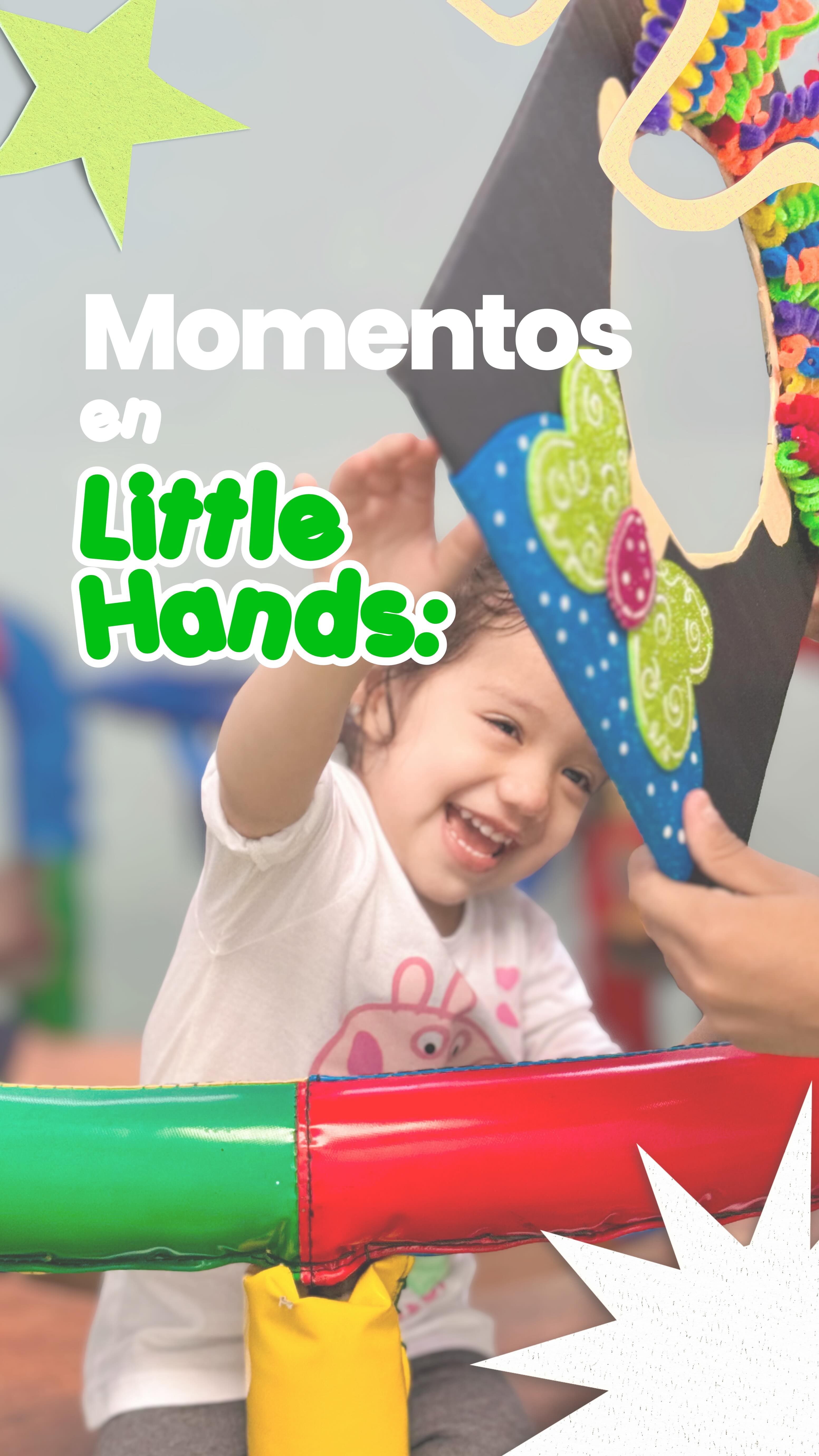 En Little Hands sabemos que la felicidad no es solo un momento, es parte esencial del desarrollo 💛✨
Aquí, a través del juego, enseñamos a nuestros niños a reconocer sus emociones, autorregularse y construir bienestar desde pequeños. 🌈🧠
🍎1 a 6 añitos
📞 950 053 688
📍Los Jaguares 104 - Matellini, Chorrillos. Lima
☀️ Summer Fun! - Talleres de Verano
✏️ ADMISIÓN 2026!
🐥 Estimulación Temprana (Inicio: 1 de Abril)
#nidolittlehands #nidoslima #añoescolar #nidobilingue