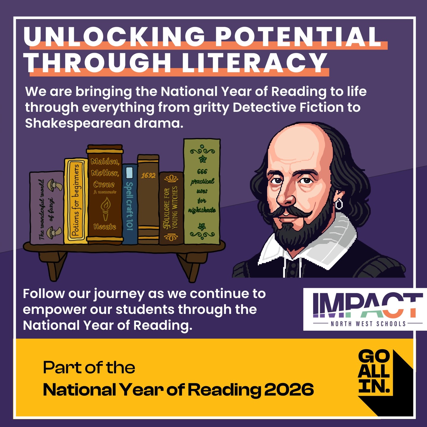 ๐ Writing Our Own Story: The National Year of Reading
We are proudly participating in the National Year of Reading by bringing stories to life through hands-on workshops and creative projects. Our goal is to make literacy accessible and engaging, ensuring every student has the opportunity to develop the skills they need for the future.
Here is how weโve been celebrating the National Year of Reading so far:
Detective Fiction ๐: For National Storytelling Week, our students turned into investigators, analyzing the genre before writing their own original mystery pieces.
World Book Day ๐: We recently held a school-wide celebration with activities designed to foster a genuine love for reading across all year groups.
Shakespeare Unlocked ๐ญ: Students have been deconstructing Shakespearean language and themes in interactive workshops, while our teachers enhanced their expertise through specialist webinars.
Through these initiatives, we are showing our students that literature belongs to everyone and that academic success starts with a single page.