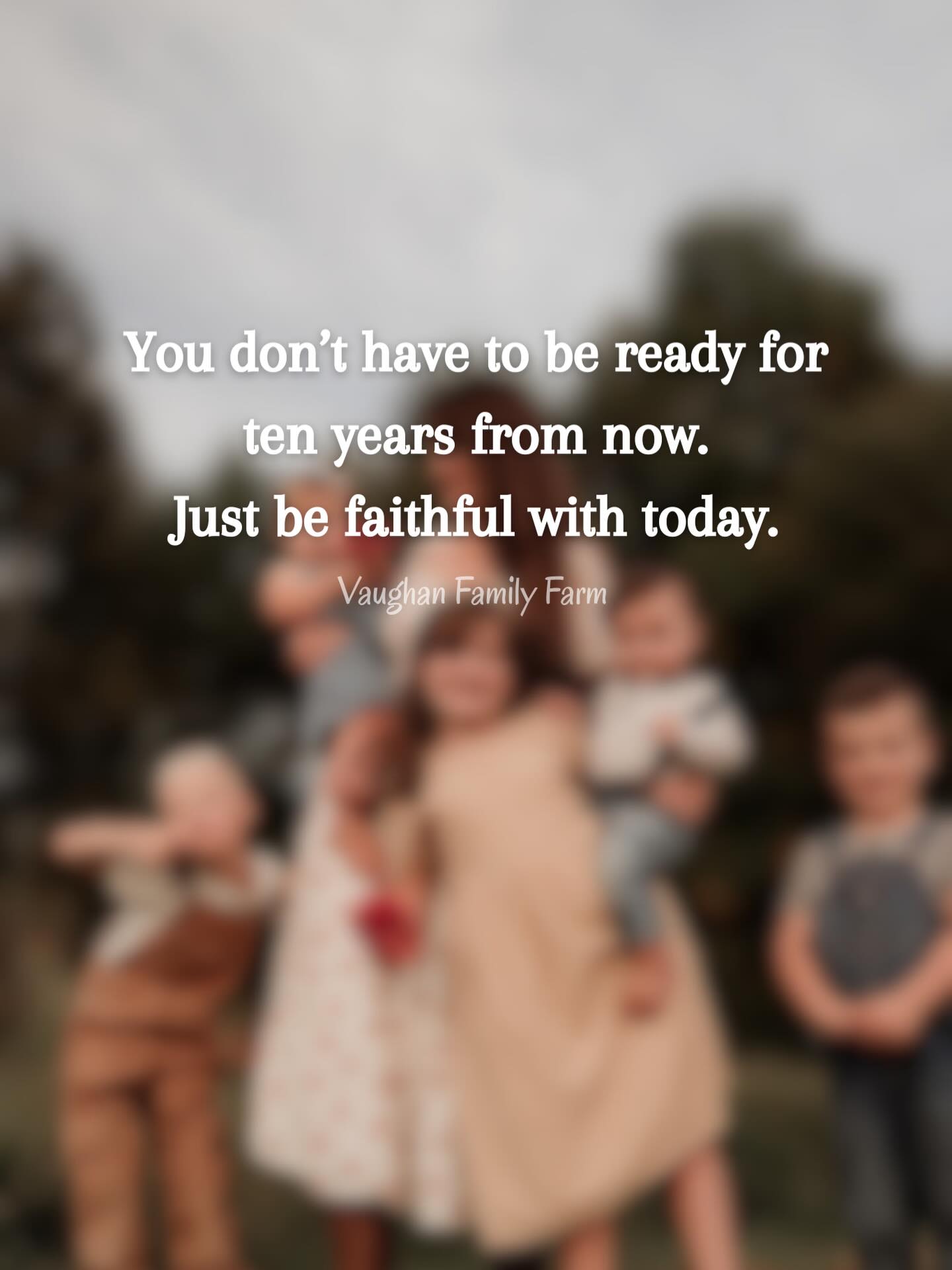As I approach another trip around the sun, I’m reminded how much of this life I wouldn’t have been ready for ten years ago.
Being faithful with today doesn’t always feel like much in the moment. It can feel like a lot of nothing if we are honest, small, repetitive, and unnoticed.
But when you step back, you start to see it.
How God used all of those ordinary days to build something really quite beautiful. For me these last 10 years have been the ones where Nathan and I grew our family, so maybe that’s why I see the growth so much too.
A life I once couldn’t have been ready for and one I’m so grateful for today, not perfect, still messy, but very very full of what matters.
#motherhood #children #homestead