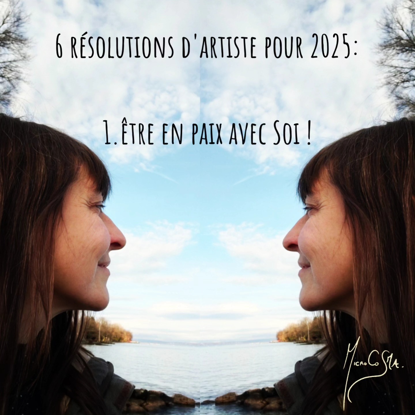 6 résolutions d'artiste pour 2025:
1. Être en paix avec Soi 💙
2. Trouver le merveilleux au cœur des choses ✨
3. ...Dans le Petit comme dans le Grand 👁️
4. Penser à changer d'angle de Vue 🌱
5. Créer, et rencontrer sa création 🖌️
6. Danser avec la Vie 💃🏼!
#artlife #imaginationart #naturelover #inspirations #resolutions #happynewyear #artisteplurielle