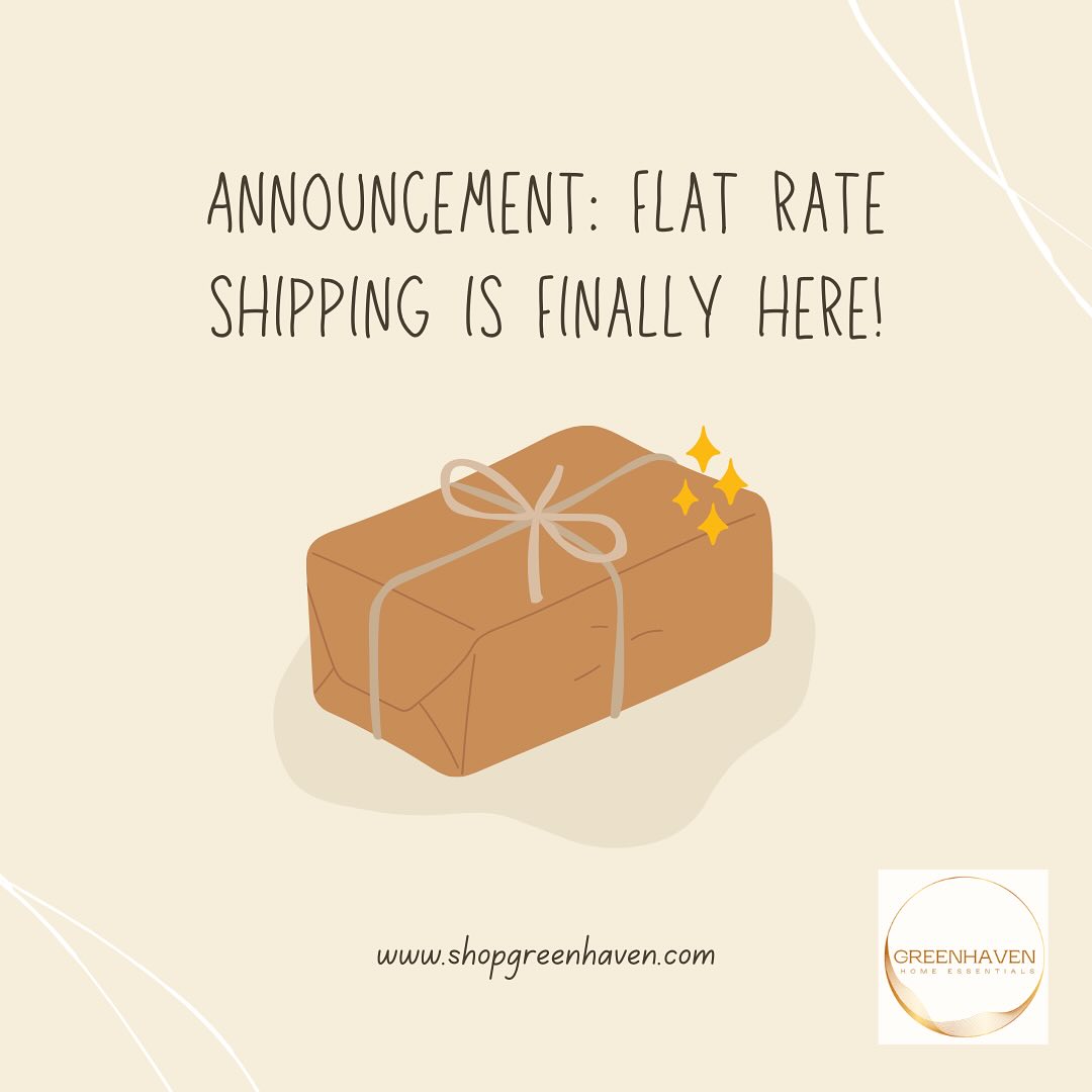 Announcement: flat rate shipping is finally here!
For the past few months we’ve been trying to reduce our carbon footprint but offer fast shipping at a reasonable price.
We made the tough decision to switch carriers but with the change we are now able to offer flat rate shipping 📦🚐
$7.95 flat rate shipping applies to all orders under $50 and will be delivered within 3-5 business days. Spend $50+ and get free shipping.
We’re also going to be rolling out reduced shipping for subscribe and save customers (more to come on that).
We appreciate your patience while we worked through the delivery hurdles and hope this change helps us fulfill your orders quicker and with lower emissions!
www.shopgreenhaven.com
#shopgreenhaven #ecofriendly #flatrateshipping #carbonfootprintreduction #smallbusiness #milwaukee